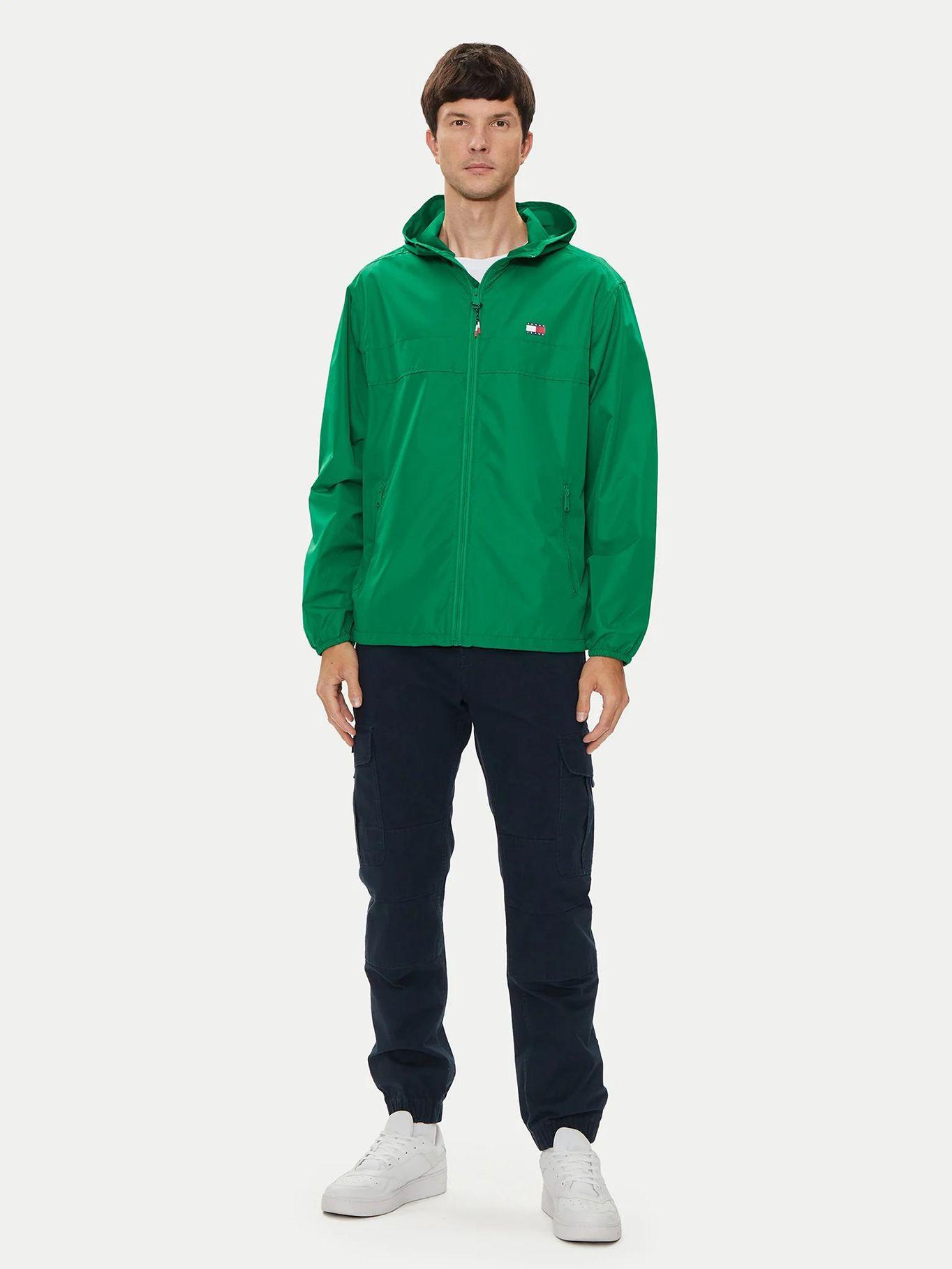 Cortavientos Chicago Con Cierre Verde Tommy Jeans-1