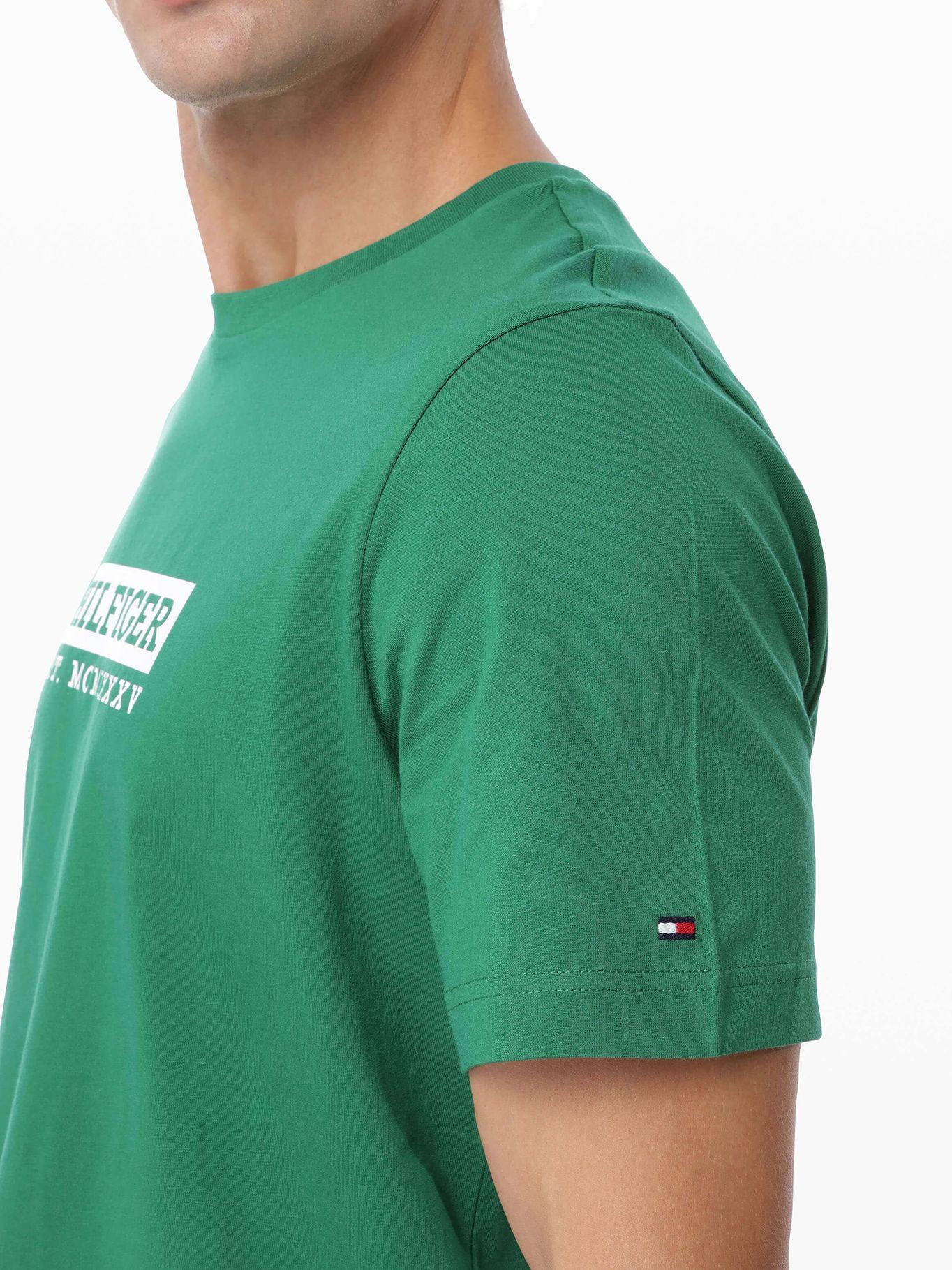 Polera Colour To Colour Logo Verde Tommy Hilfiger-3