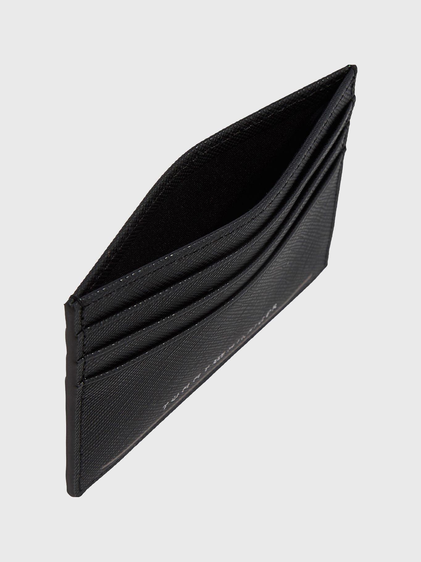 Tarjetero Saffiano Con Logo Negro Tommy Hilfiger-2