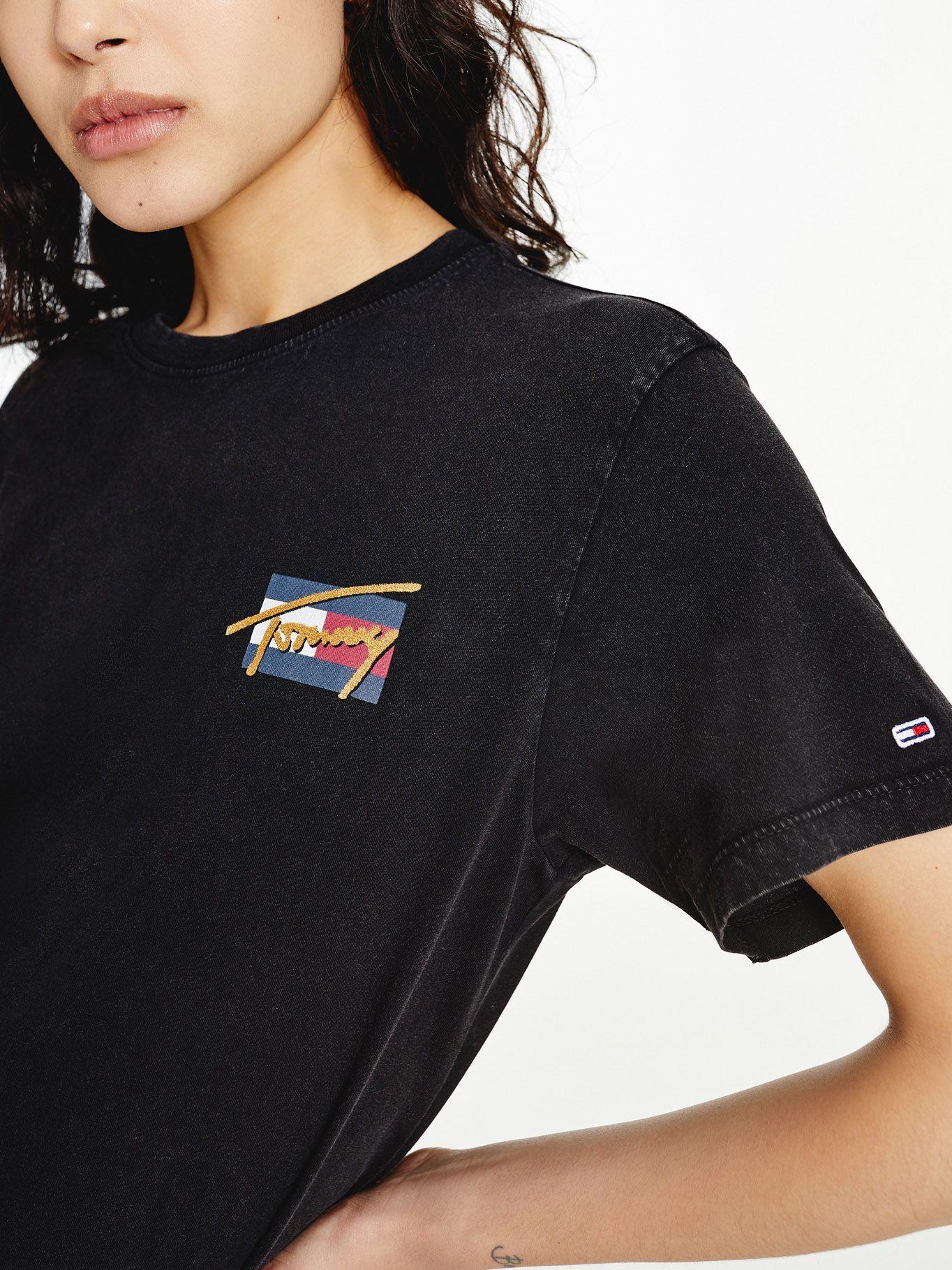 Polera Relaxed Vintage Negro Tommy Jeans A2-2