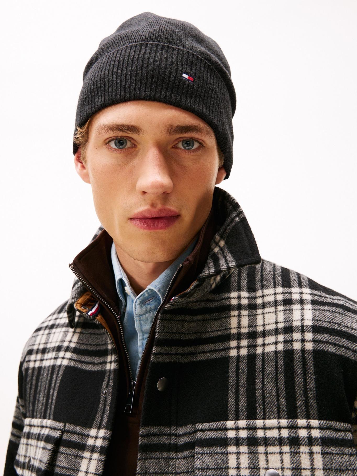 Gorro Solid Con Logo Tommy Hilfiger Negro-1