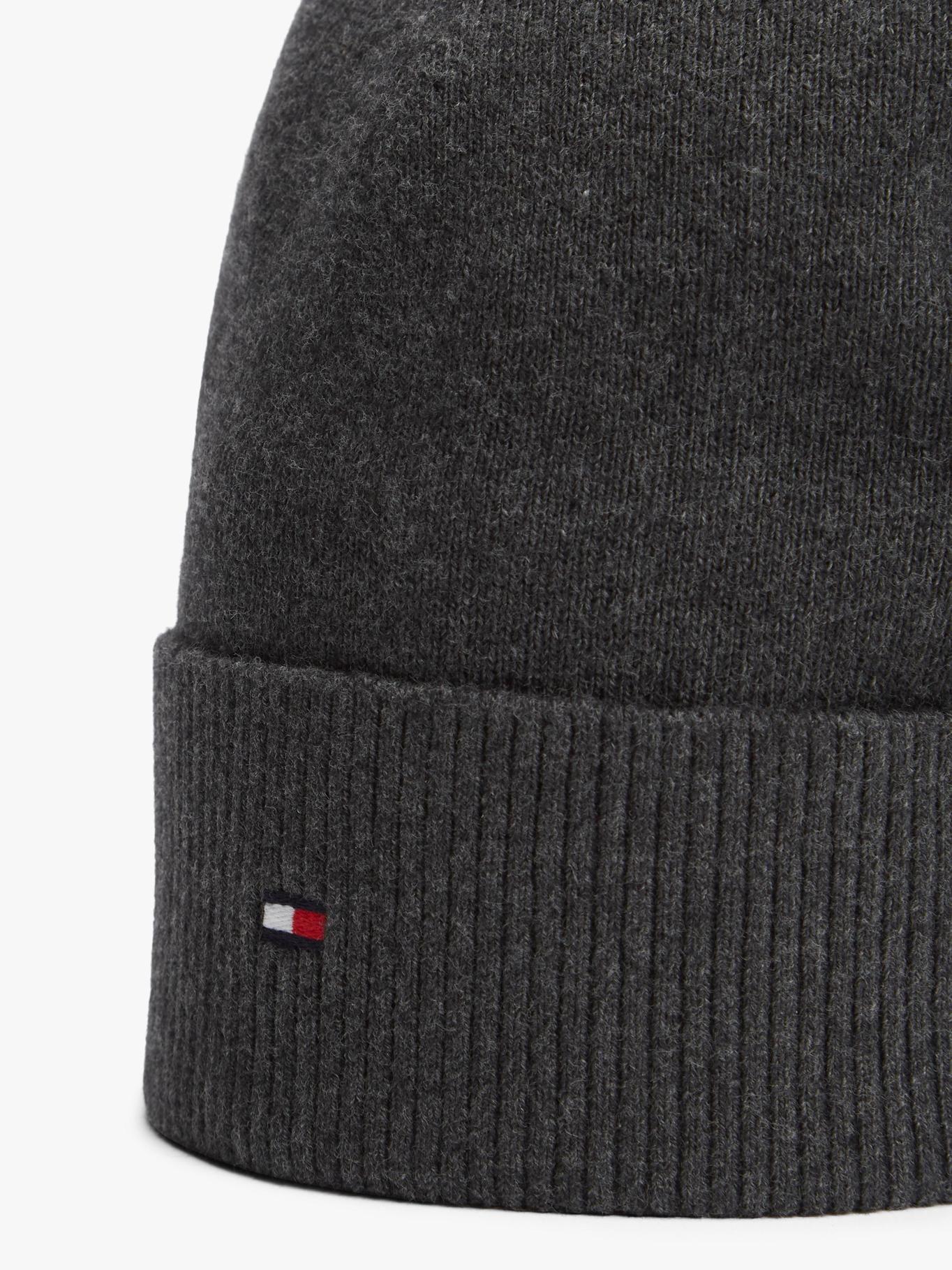 Gorro Solid Con Logo Tommy Hilfiger Negro-3