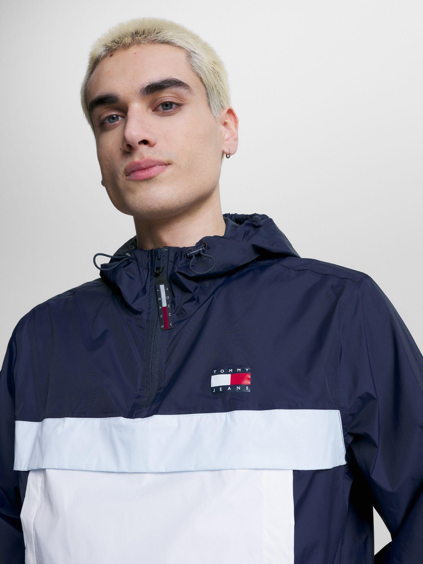 Cortavientos Plegable Color Block Azul Tommy Jeans-3