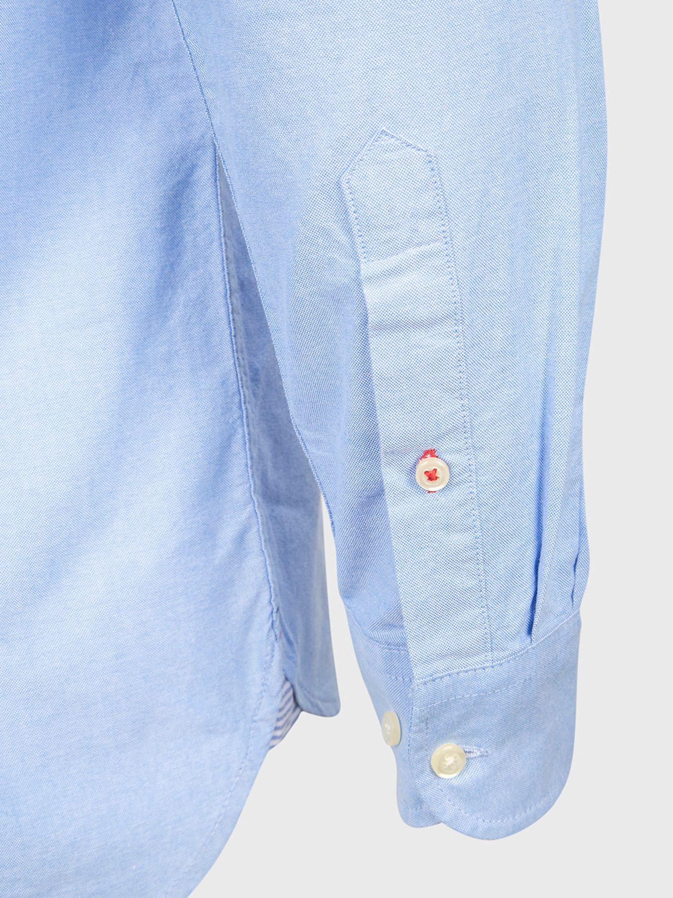 Camisa Light Oxford Azul Tommy Hilfiger M2-3