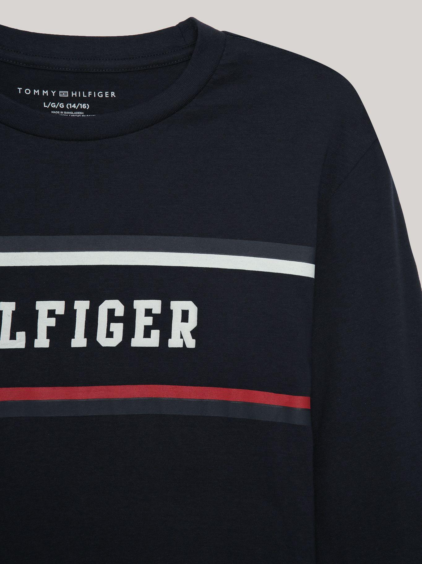 Polera Niño Logo Estampado 405 Azul Tommy Hilfiger-2