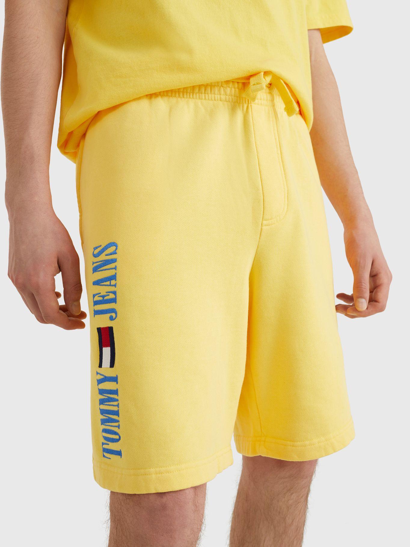 Shorts Pop De Algodón Amarillo Tommy Hilfiger-3