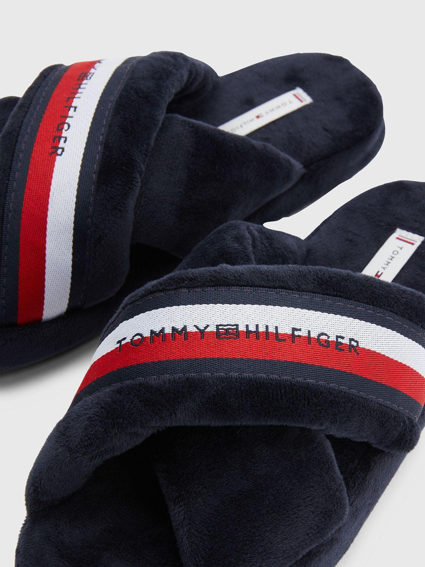 Pantuflas Comfy Global Stripe Azul Tommy Hilfiger-4