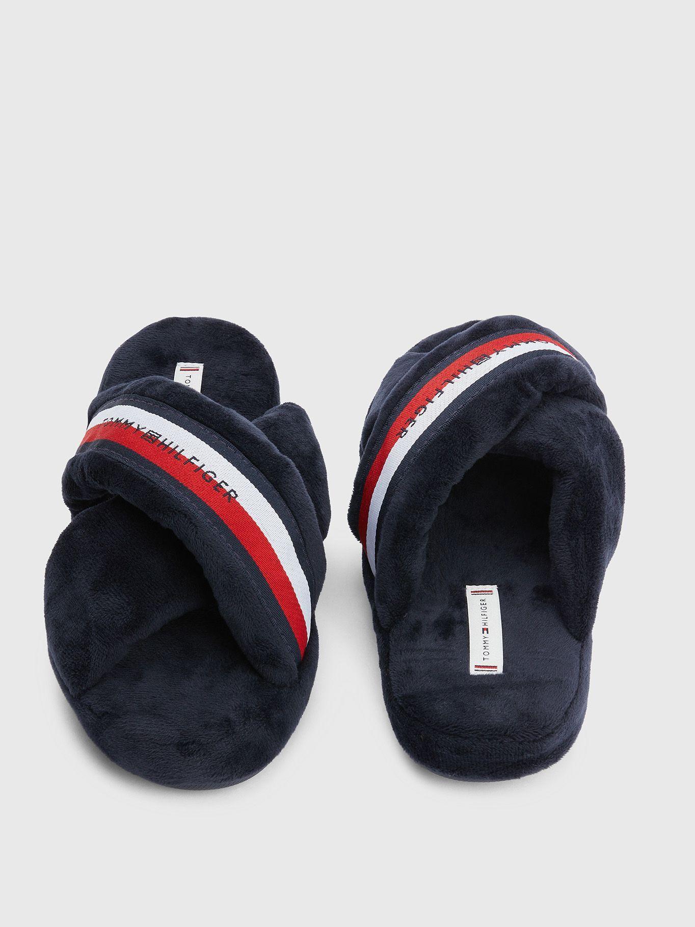 Pantuflas Comfy Global Stripe Azul Tommy Hilfiger-1