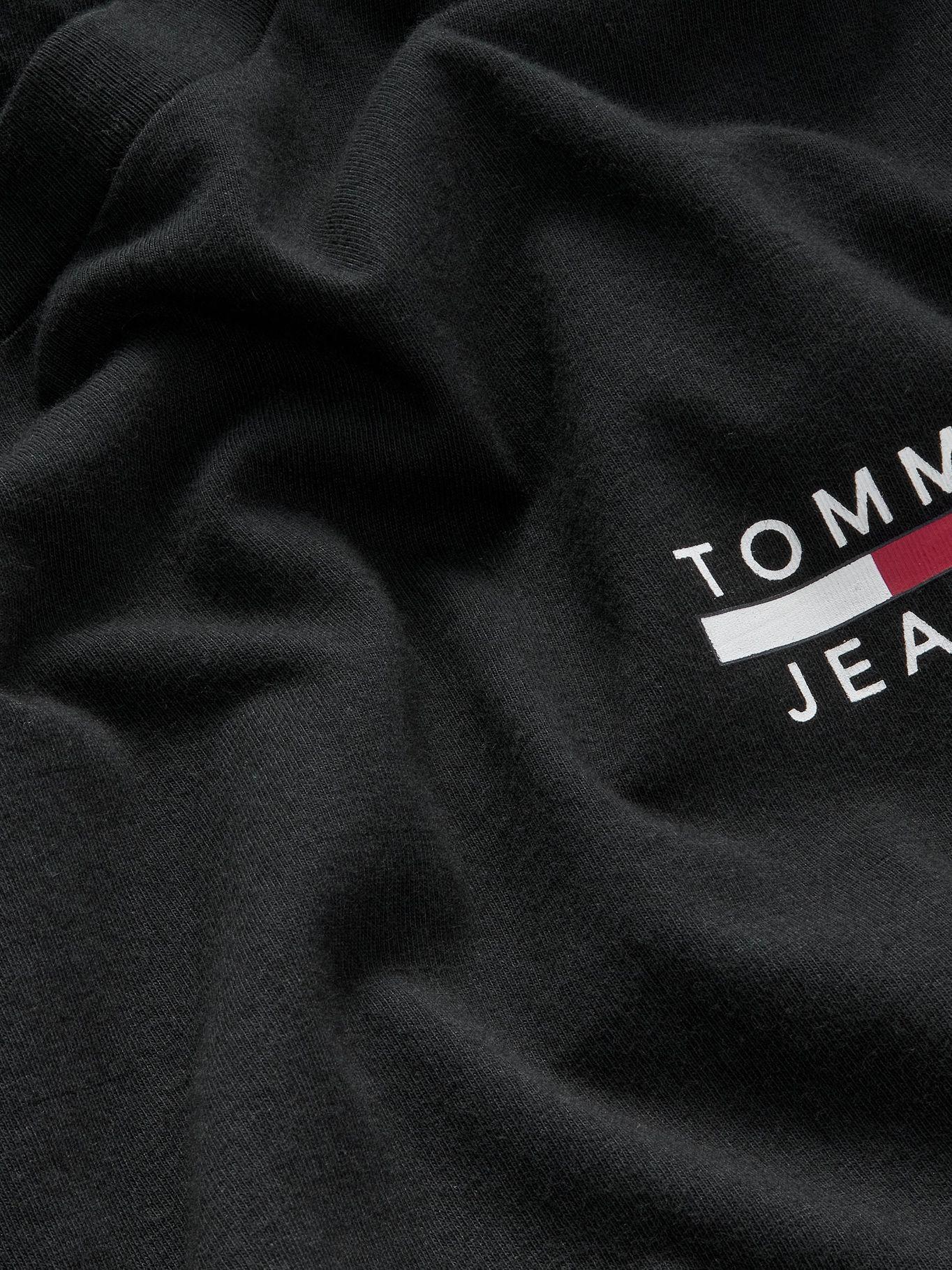 Polera Chest Flag Logo Negro Tommy Jeans-2