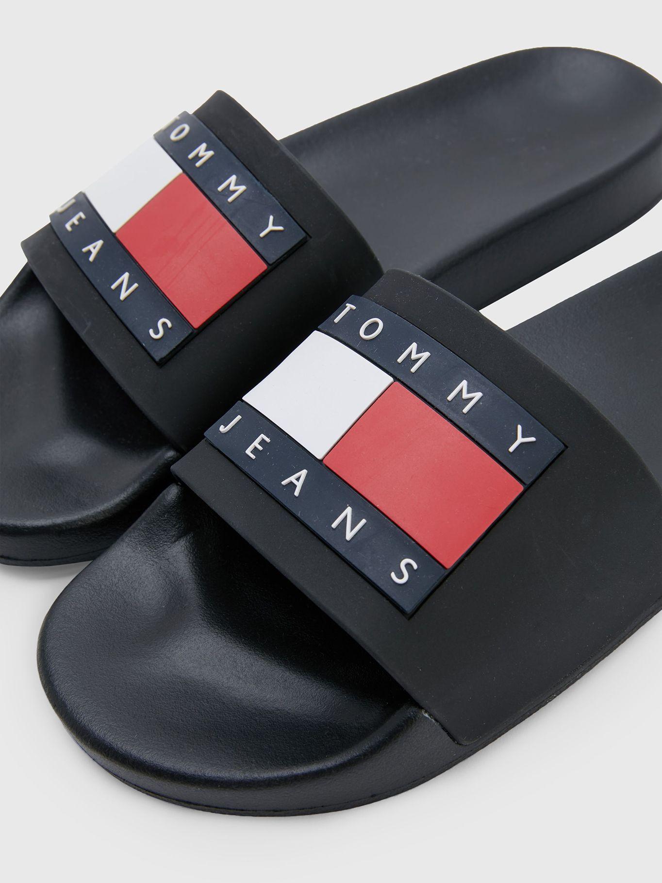 Sandalias Acolchadas Big Logo Negro Tommy Jeans-2