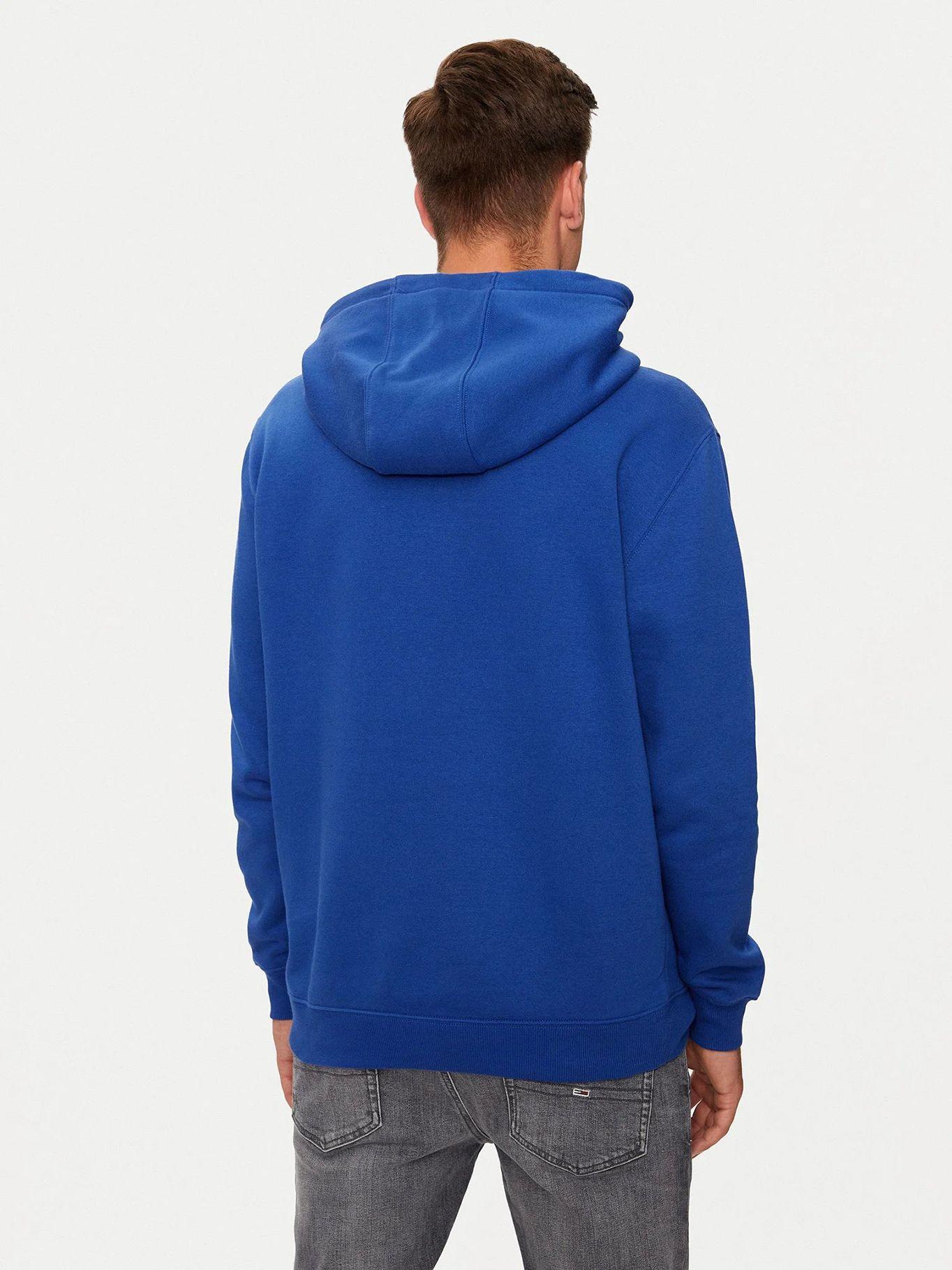Polerón Hoodie Solid Con Logo Azul Tommy Jeans-2