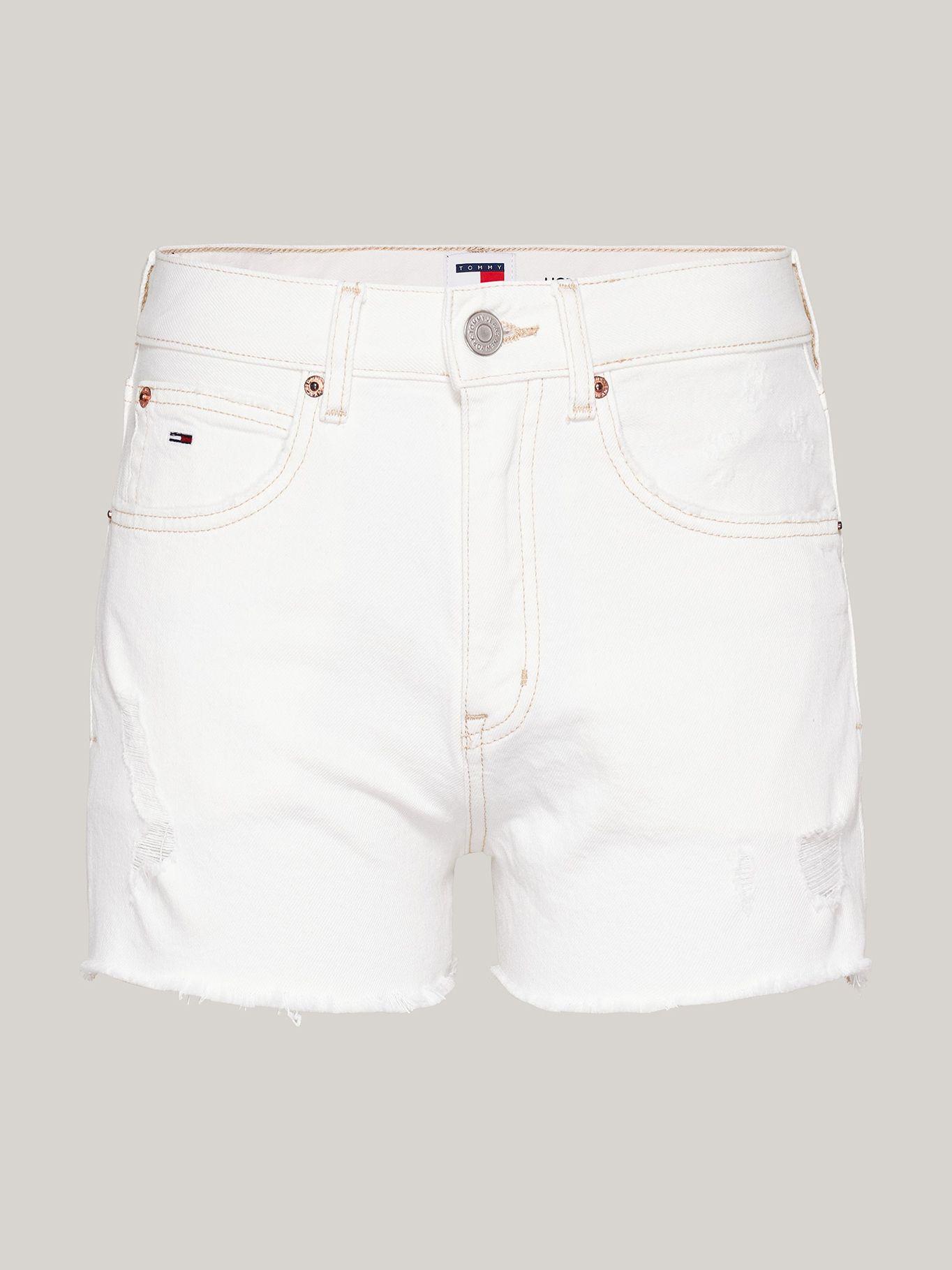 Shorts Denim Desgastados Blanco Tommy Jeans-4