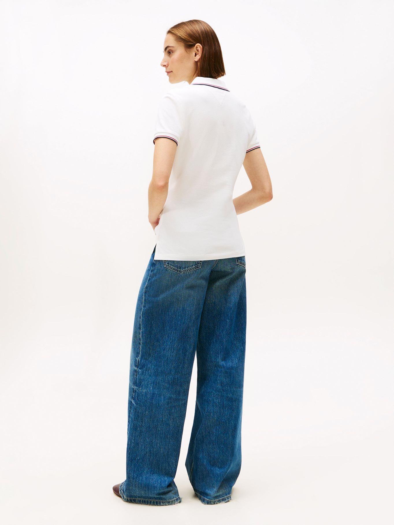 Polo Colección 1985 Slim Fit Blanco YBL Tommy Hilfiger-2