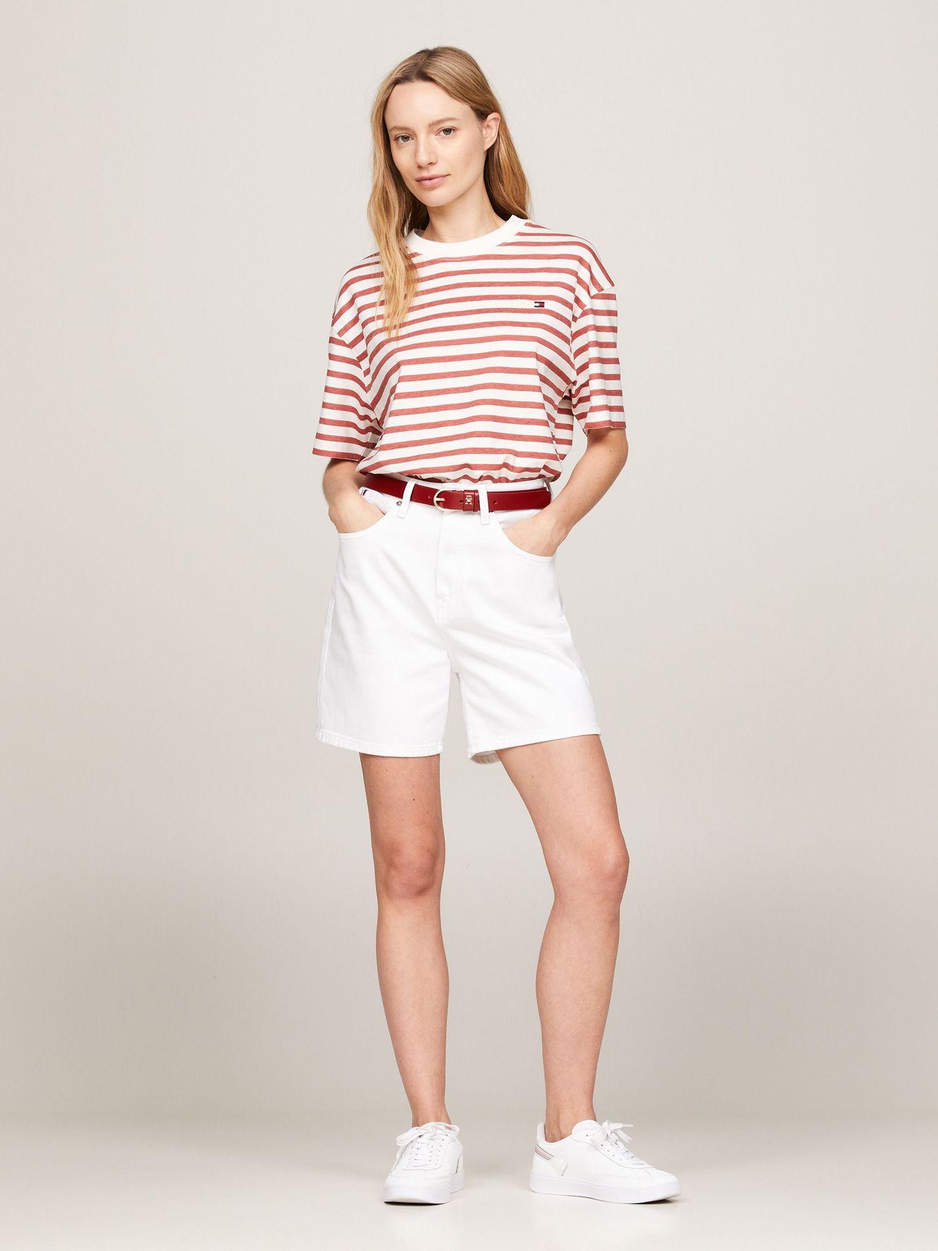 Polera De Raya Relaxed Multicolor Tommy Hilfiger-1