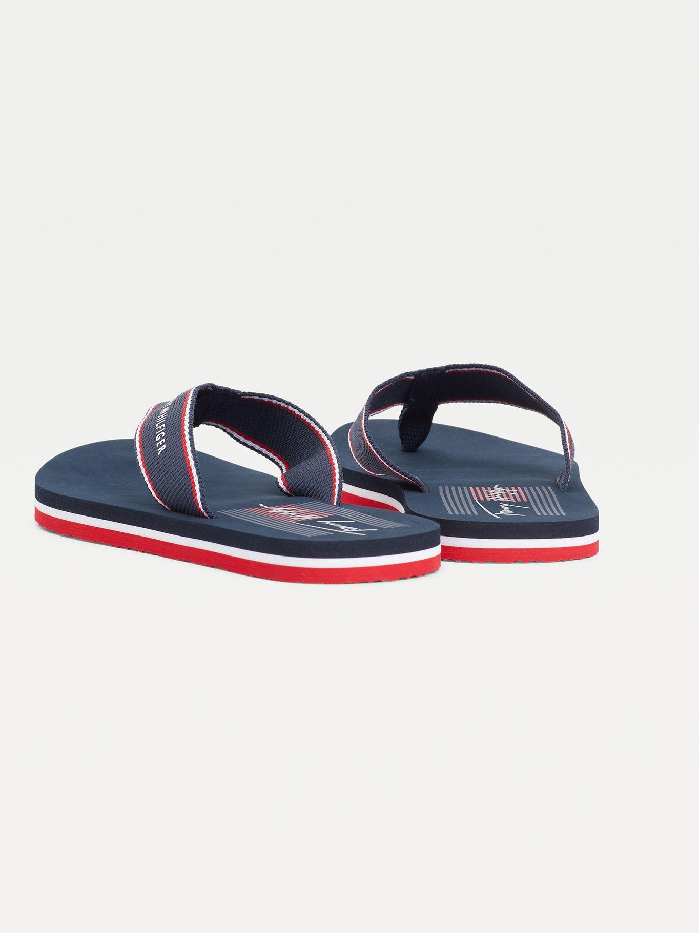 Sandalias Preppy Con Logo Azul Tommy Hilfiger-1