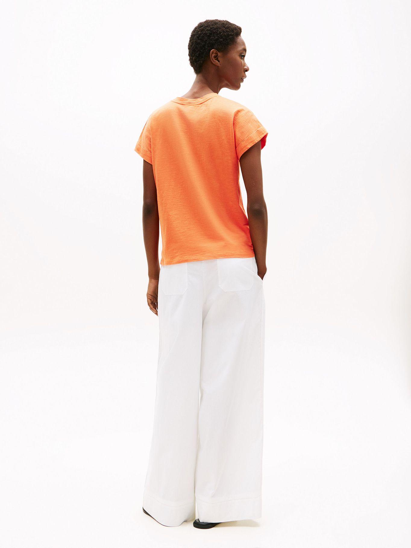 Polera Texturizada Con Logo Naranjo SCX Tommy Hilfiger-2