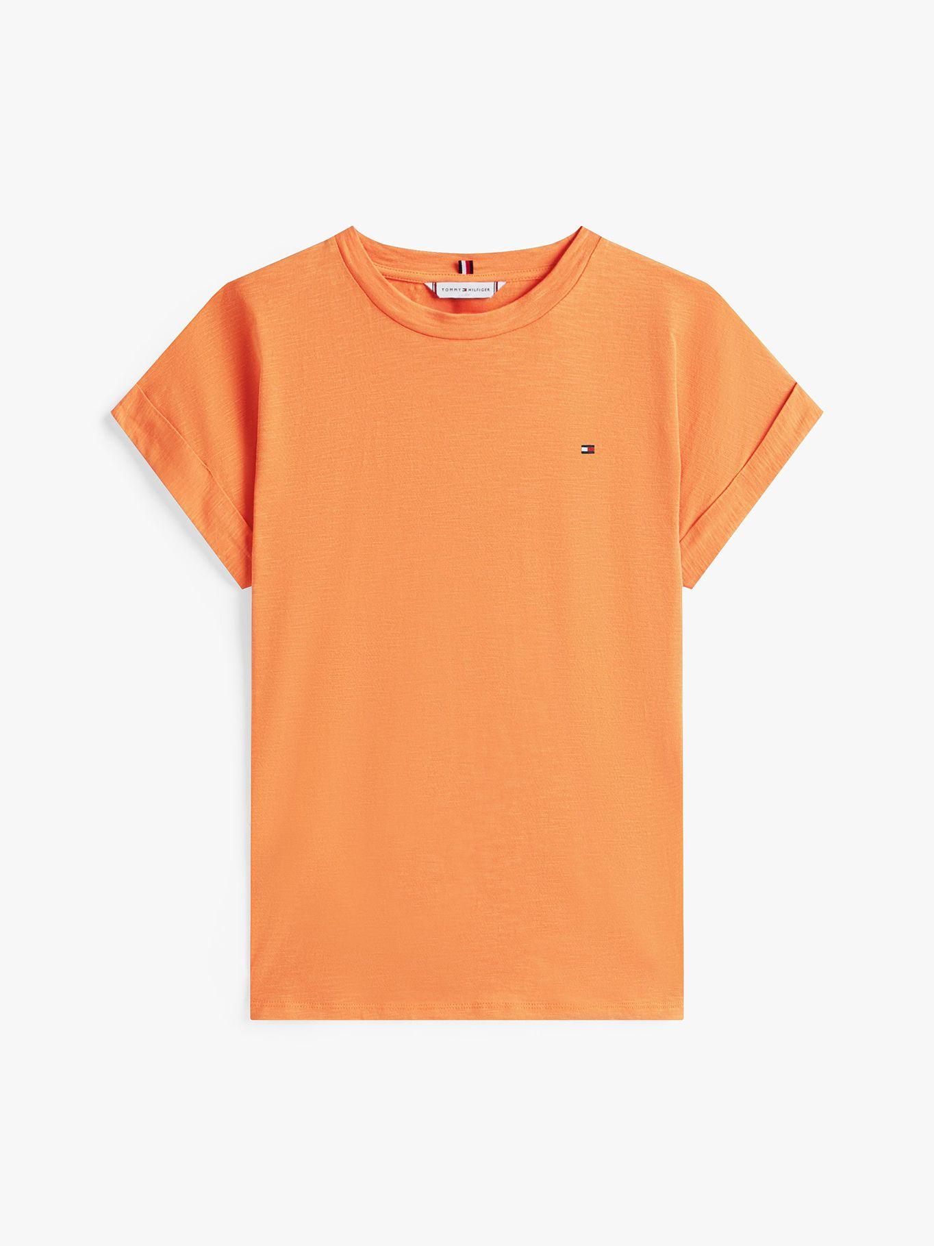 Polera Texturizada Con Logo Naranjo SCX Tommy Hilfiger-4