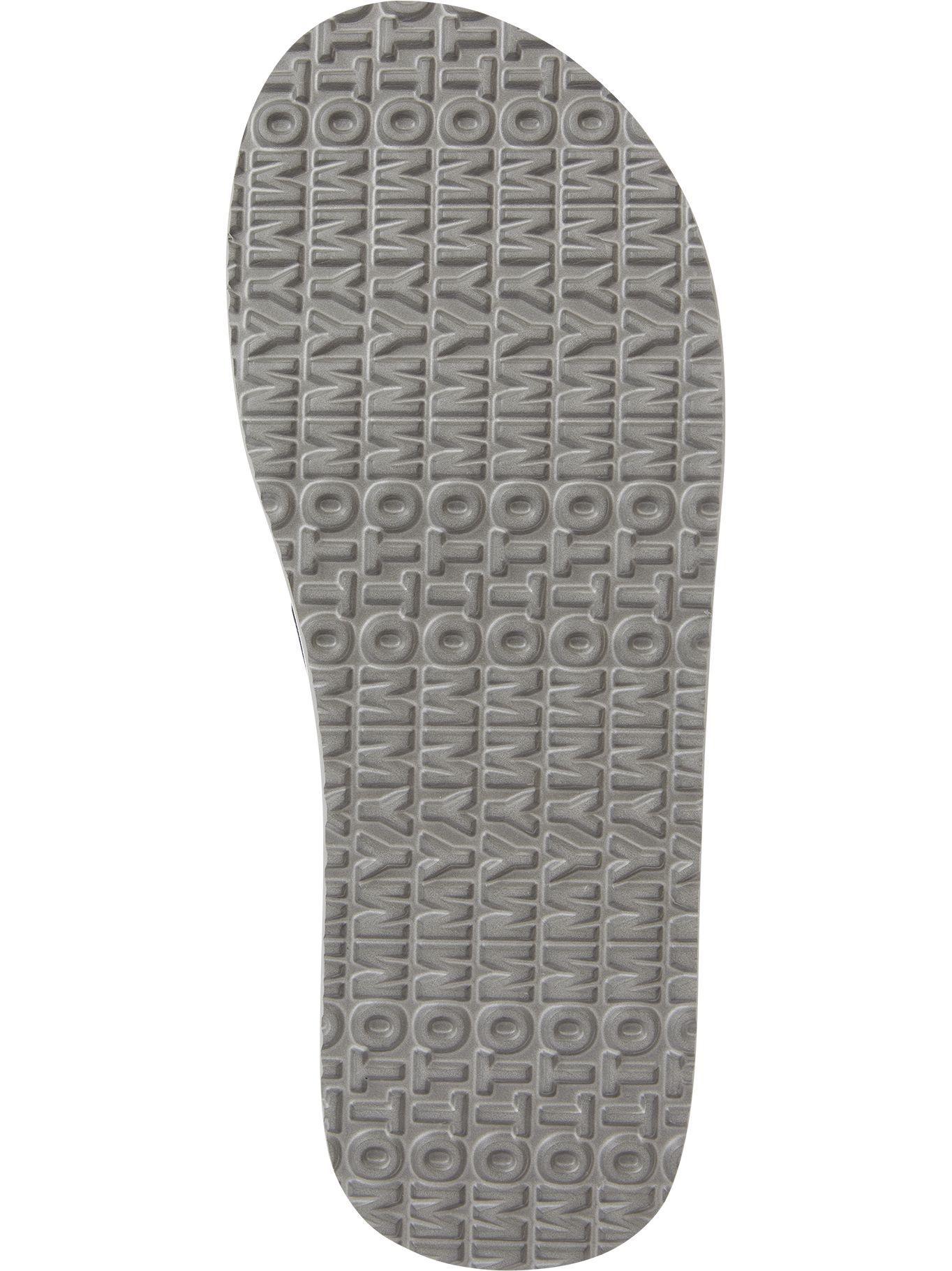 Sandalias Con Logo Bordado Negro Tommy Hilfiger-3