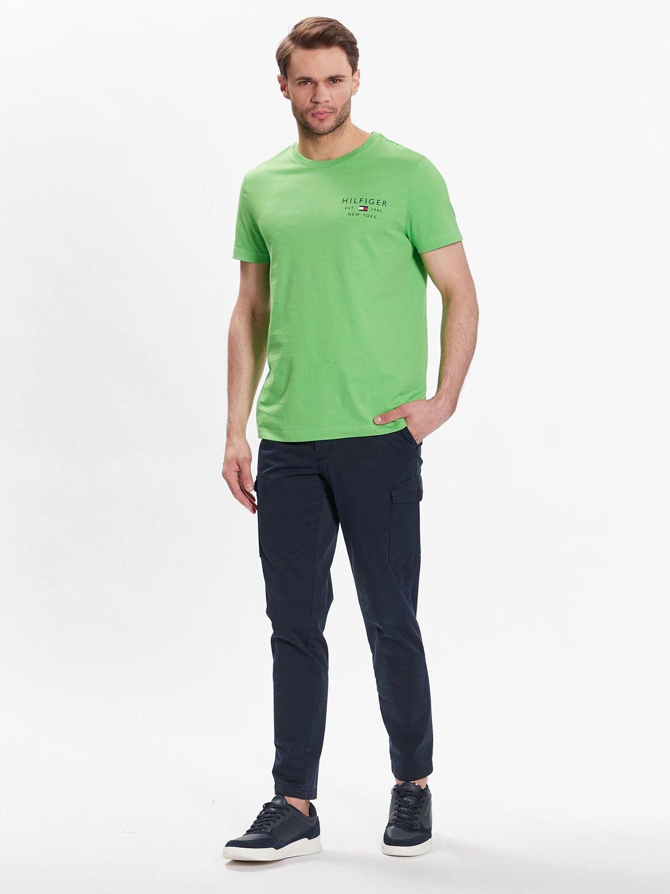 Polera Brand Small Log Verde Tommy Hilfiger-1
