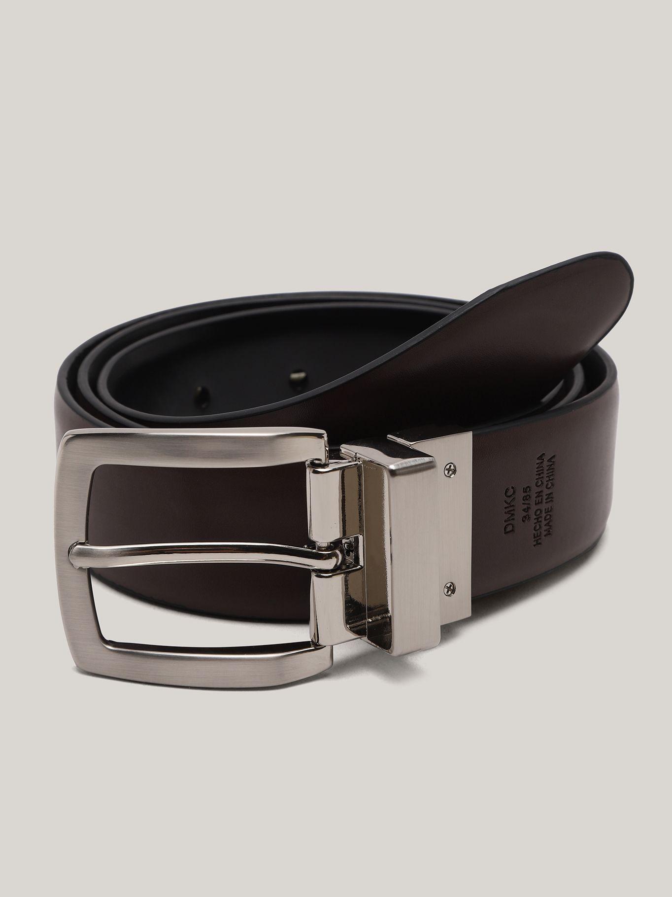 CINTURON CLÁSICO HEBILLA METÁLICA NEGRO TOMMY HILFIGER-1