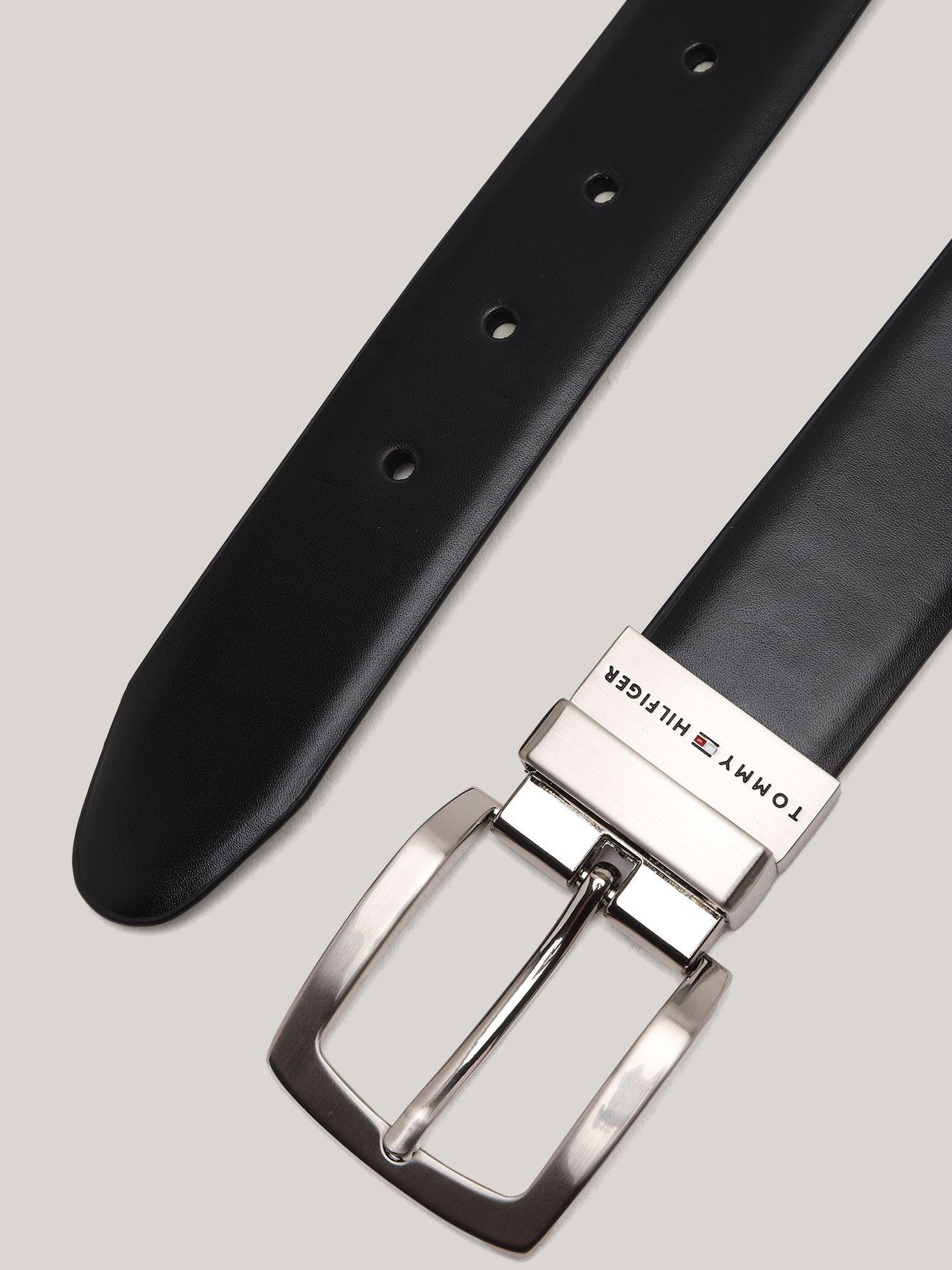 CINTURON CLÁSICO HEBILLA METÁLICA NEGRO TOMMY HILFIGER-2