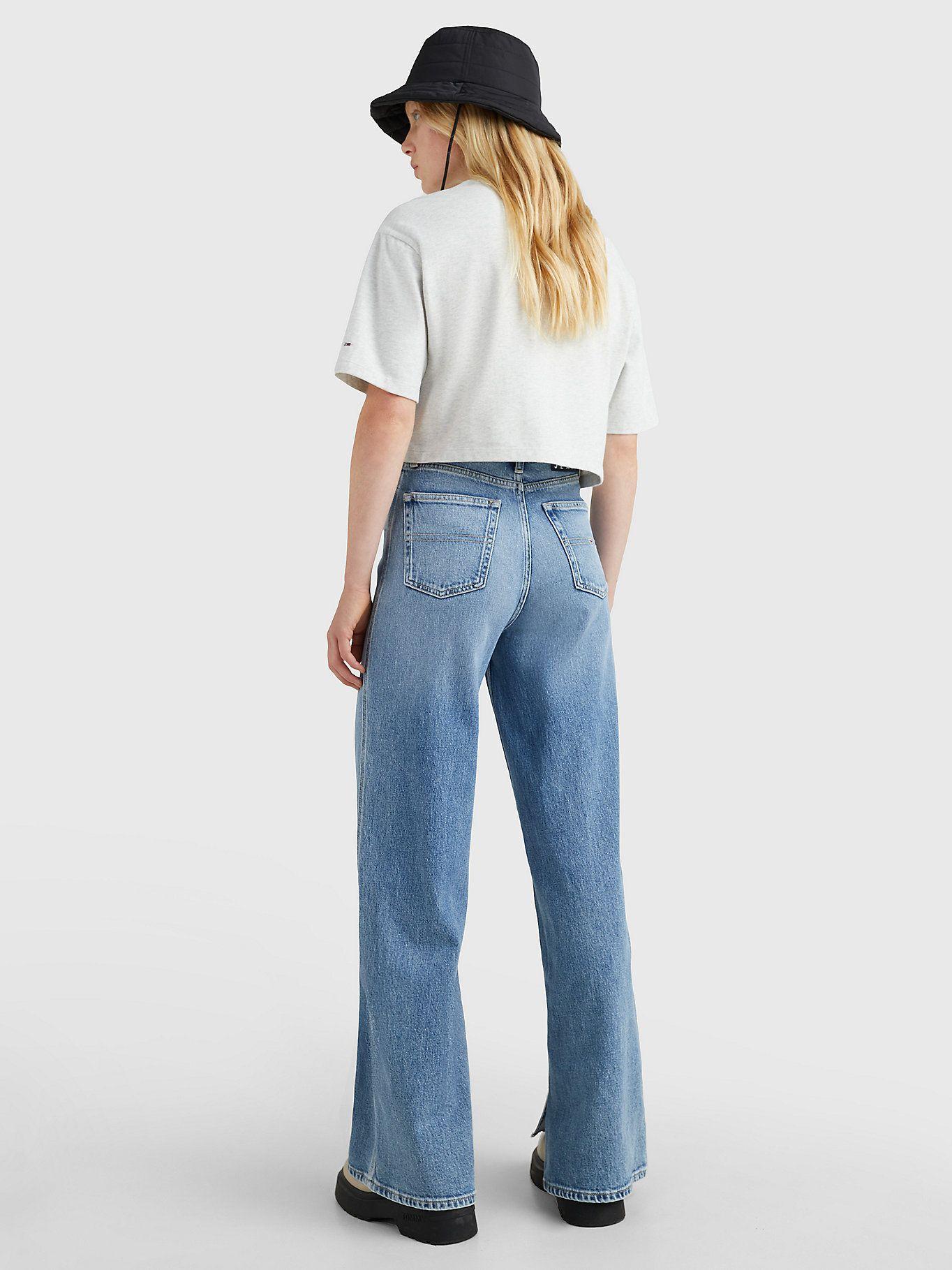 Polera Cropped Luxe Logo Gris Tommy Jeans-2