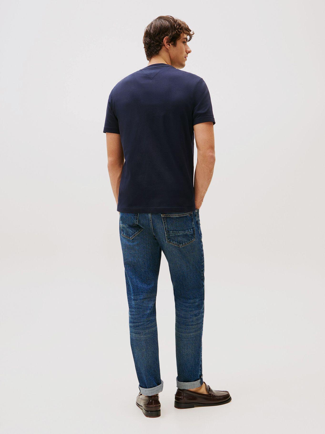 Polera Flag Box Logo Azul Tommy Hilfiger-2