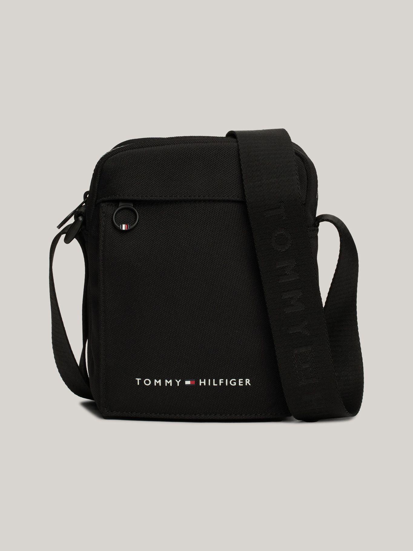 Bolso Reporter Solid Con Logo Negro Tommy Hilfiger-0