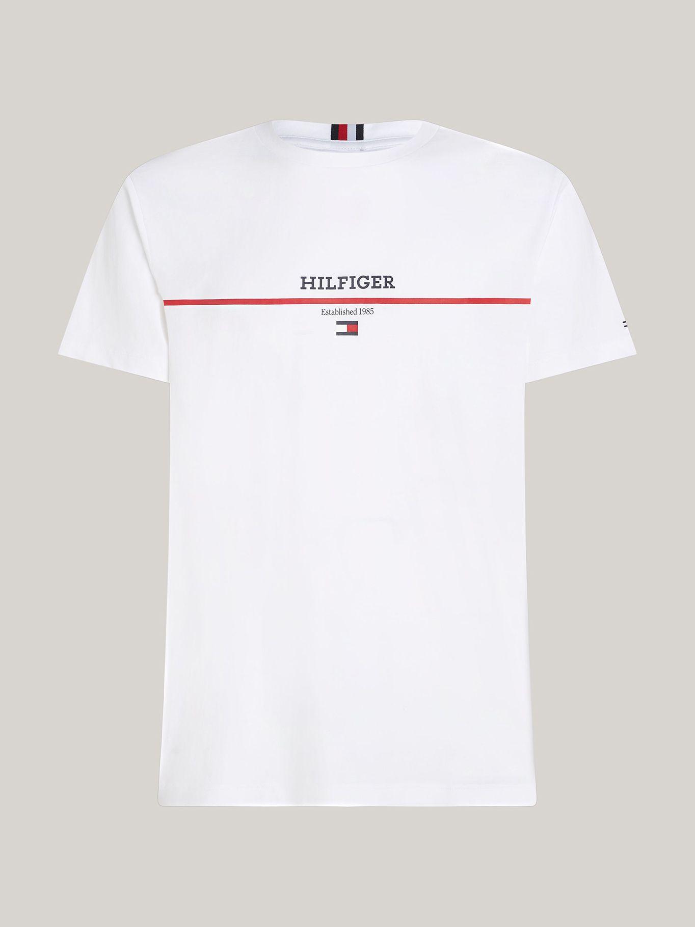 Polera Con Logo Stripe Blanco Tommy Hilfiger-4