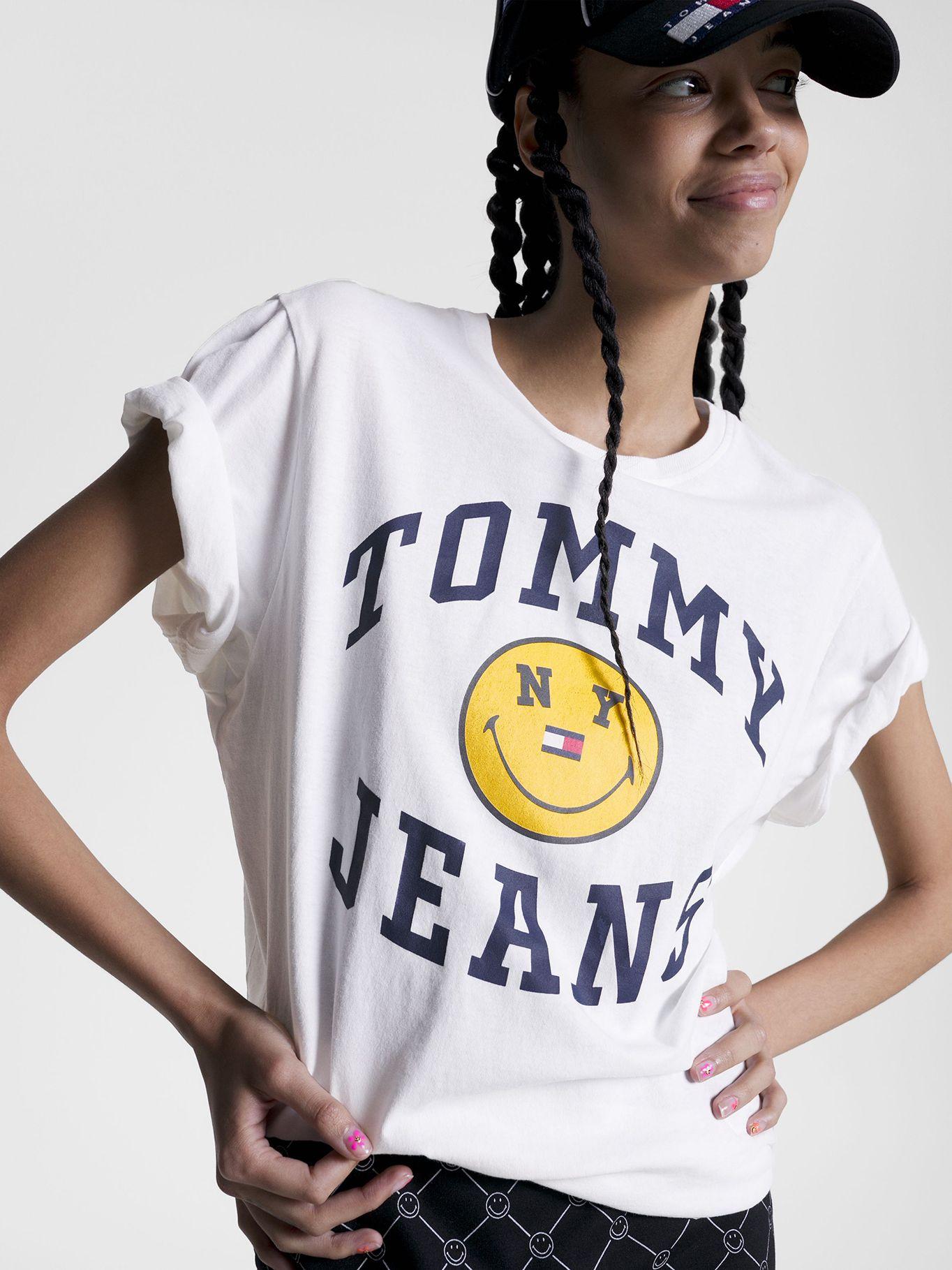 Polera Tommy Jeans X Smiley® Blanco Tommy Jeans-3