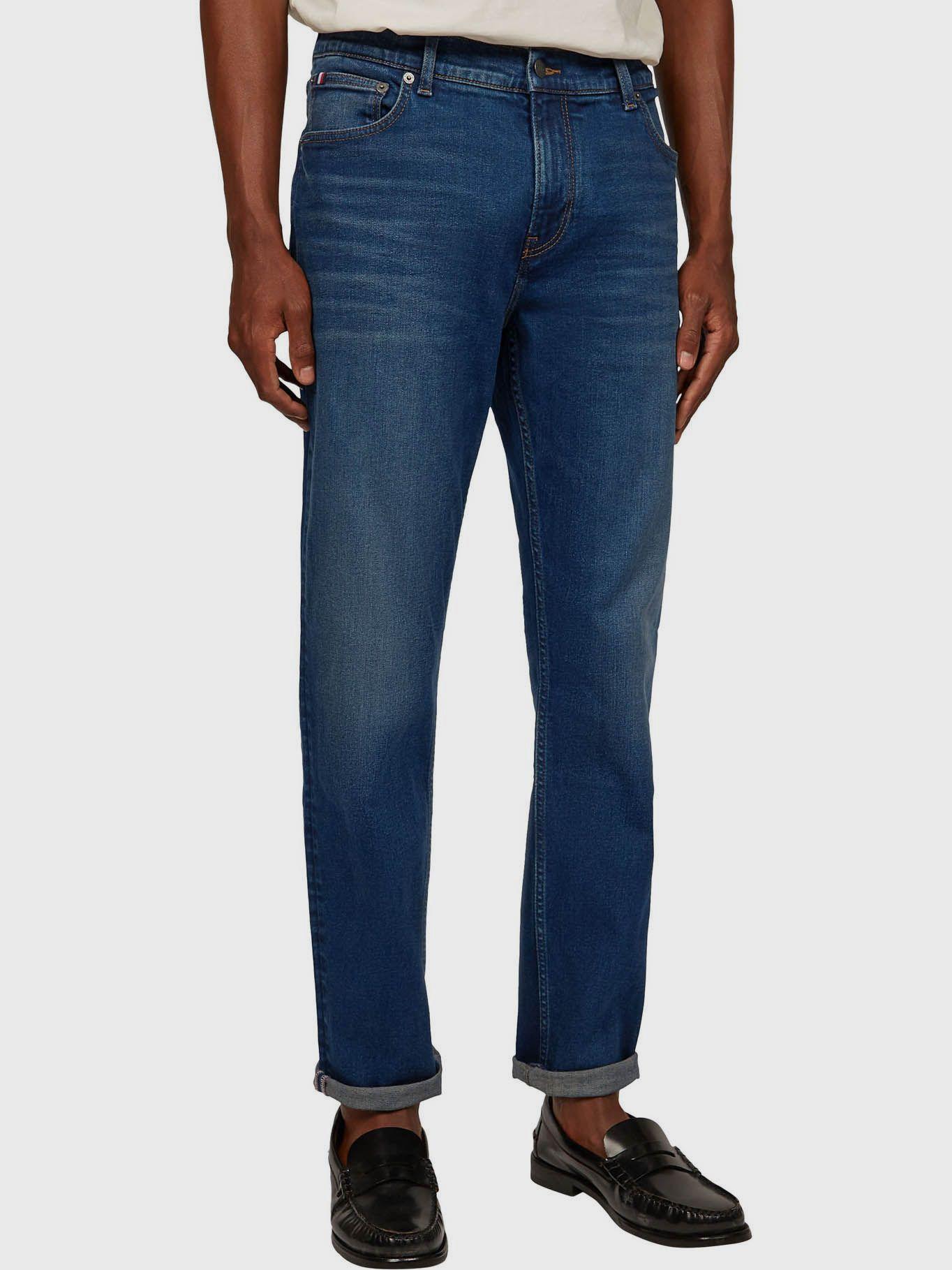 Jeans Denton Straight Fit Azul Tommy Hilfiger-1
