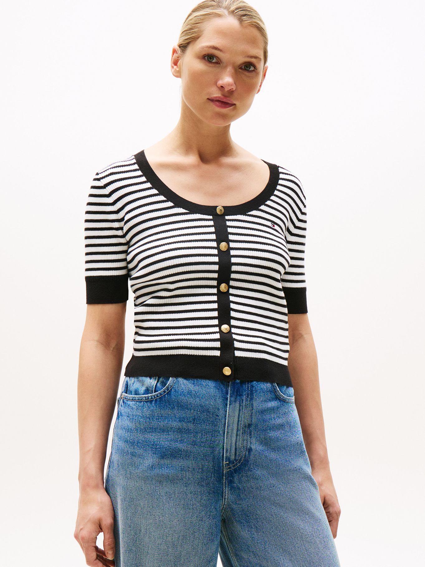 Sweater Con Diseño De Rayas Multicolor Tommy Hilfiger-0