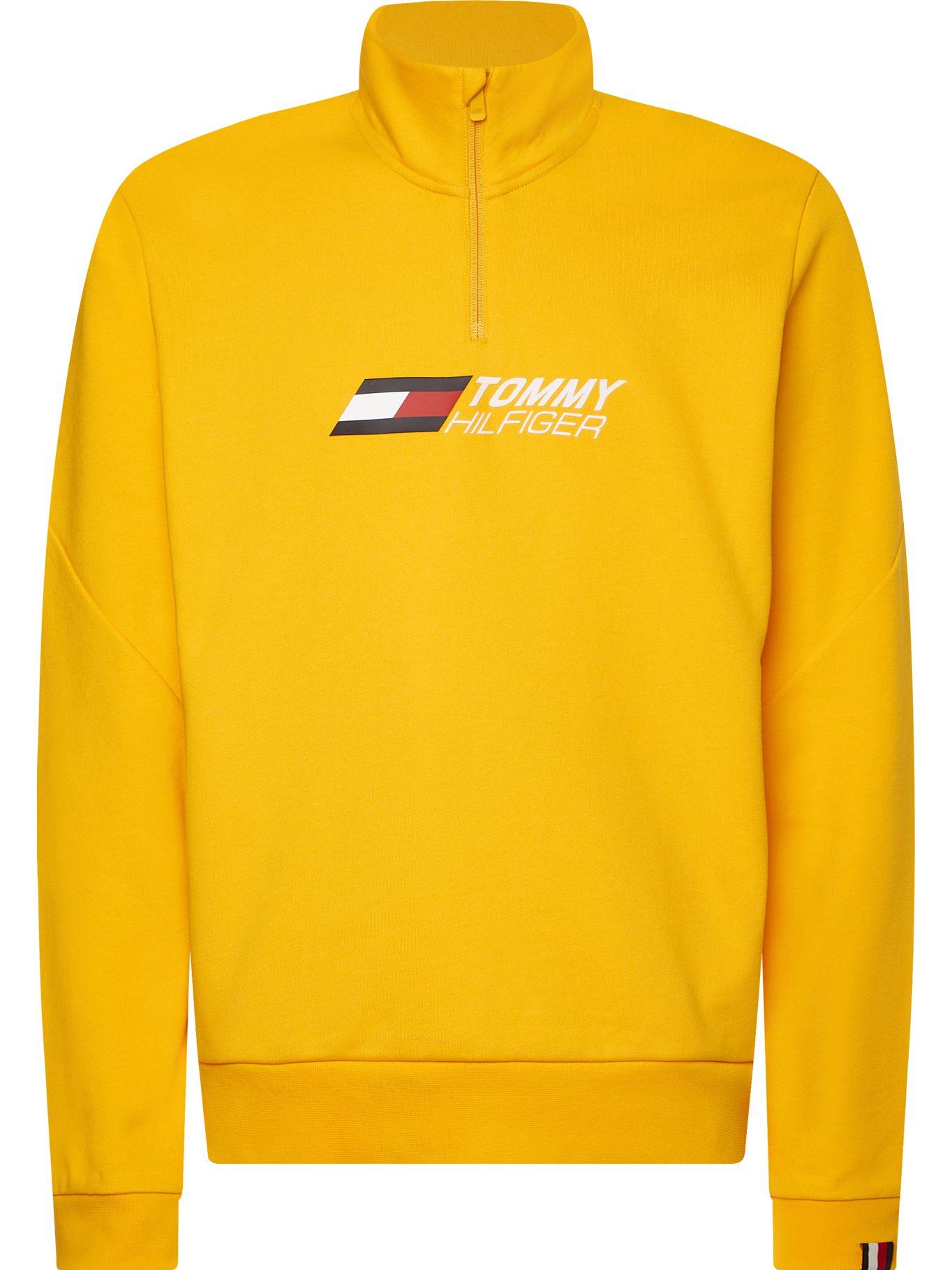 Polerón Sport Essential Zip Amarillo Tommy Hilfiger-0