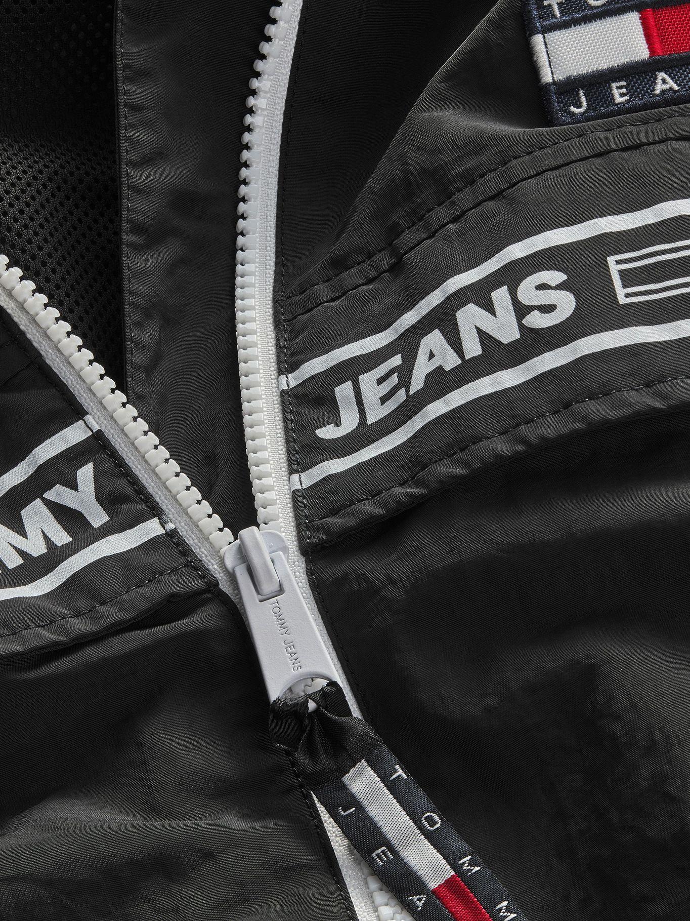 Cortaviento Chicago Con Logo Negro Tommy Hilfiger-3