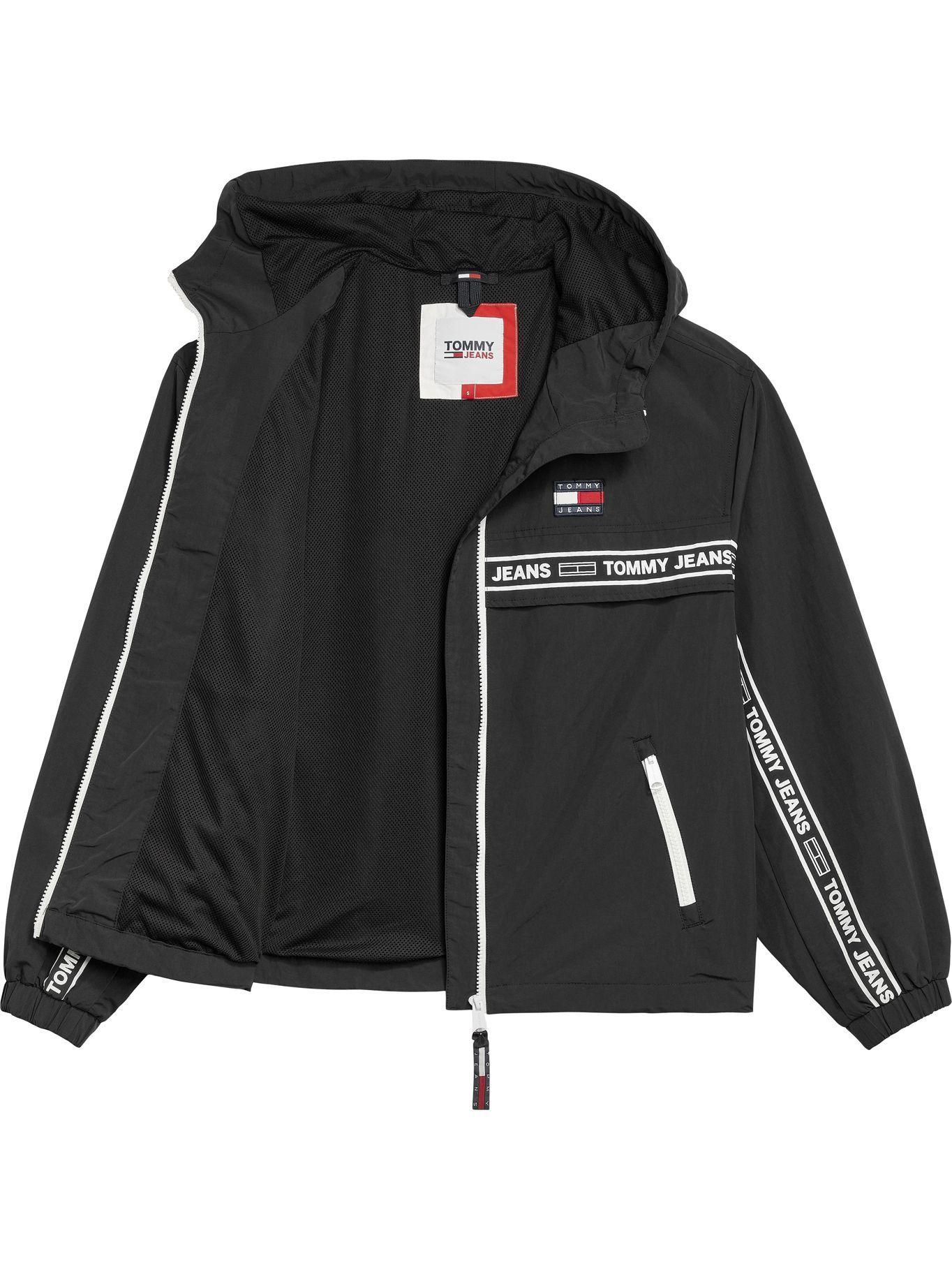 Cortaviento Chicago Con Logo Negro Tommy Hilfiger-2