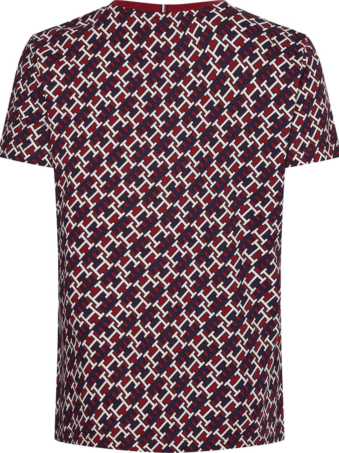 Polera Monogram Print Regular Fit Azul Tommy Hilfiger-5