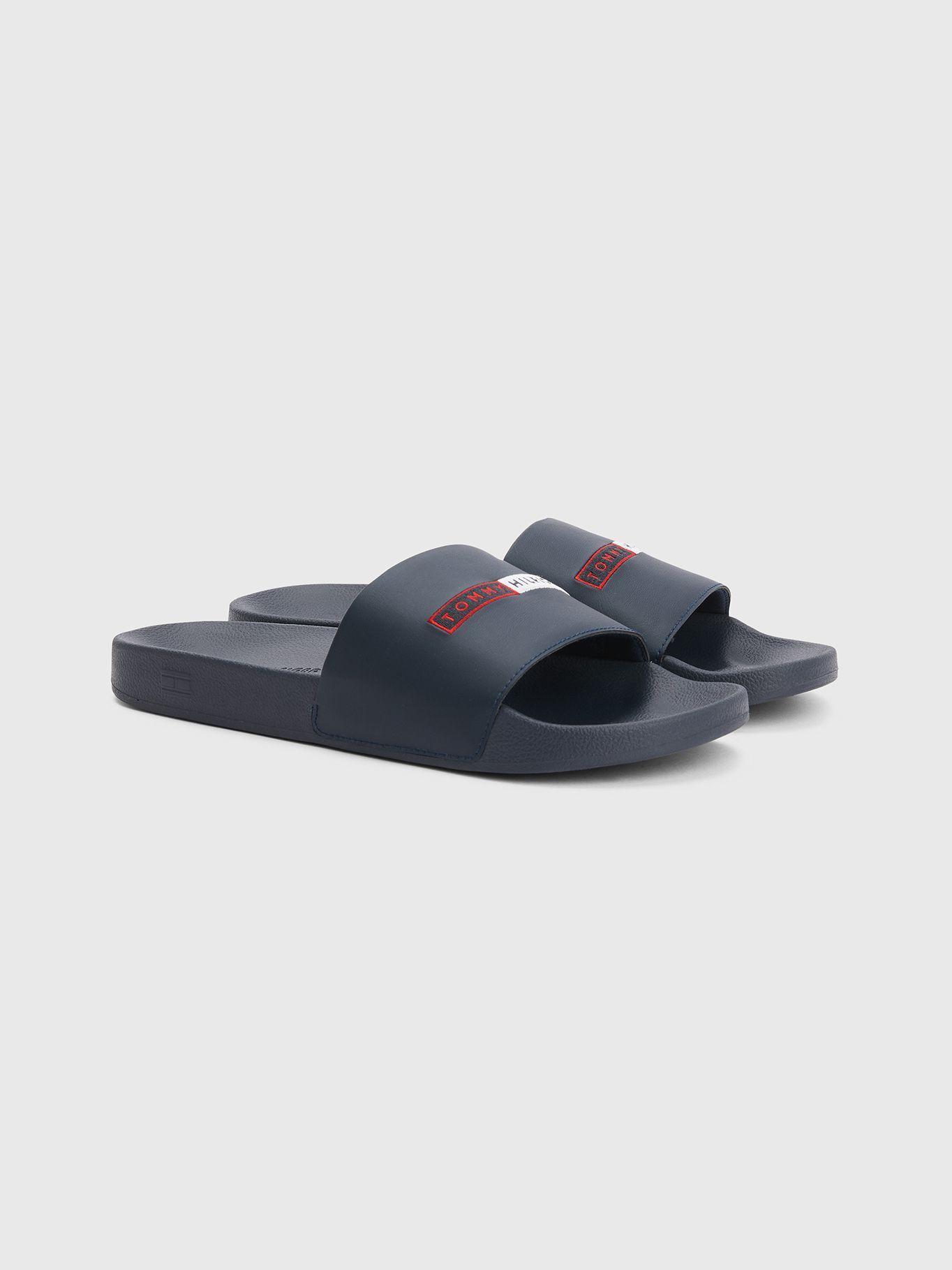 Sandalias Con Logo Block Color Azul Tommy Hilfiger-0