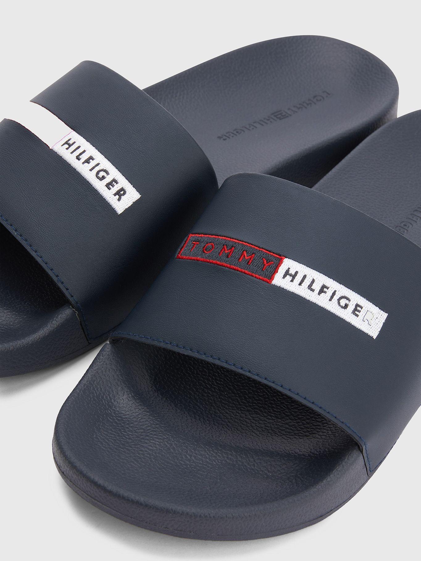 Sandalias Con Logo Block Color Azul Tommy Hilfiger-3