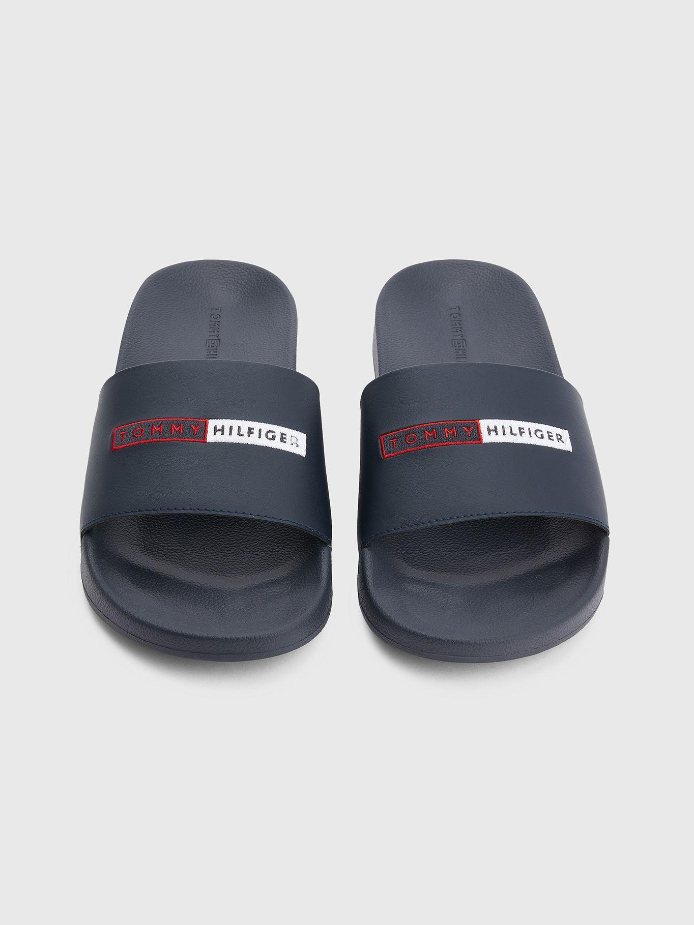 Sandalias Con Logo Block Color Azul Tommy Hilfiger-4