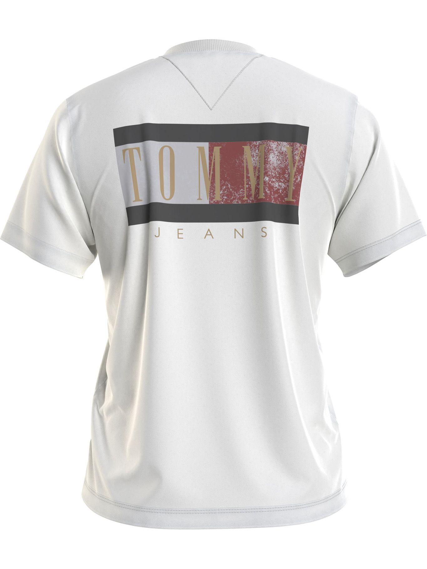 Polera Relaxed Vintage Blanco Tommy Jeans M2-1