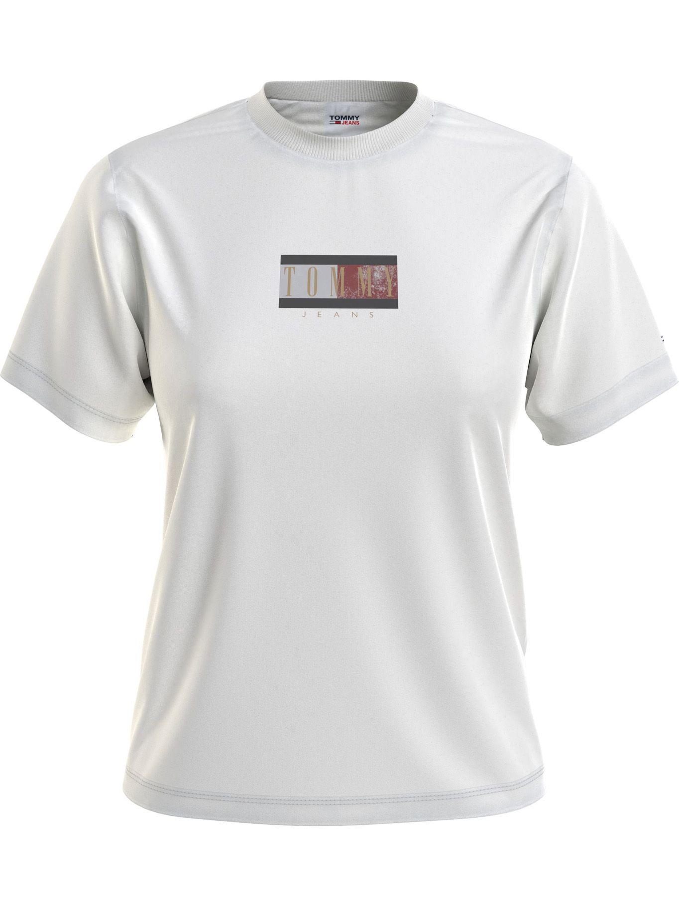 Polera Relaxed Vintage Blanco Tommy Jeans M2-0