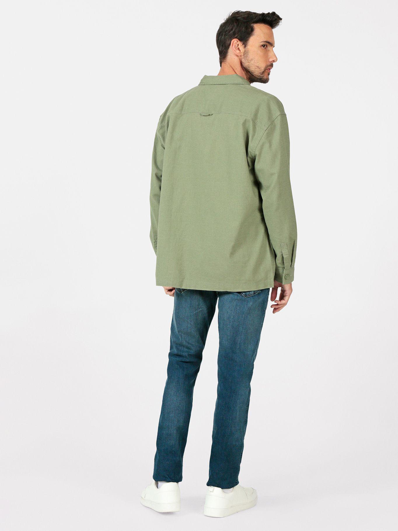 Camisa Oversize Texturizada Verde Tommy Jeans-2