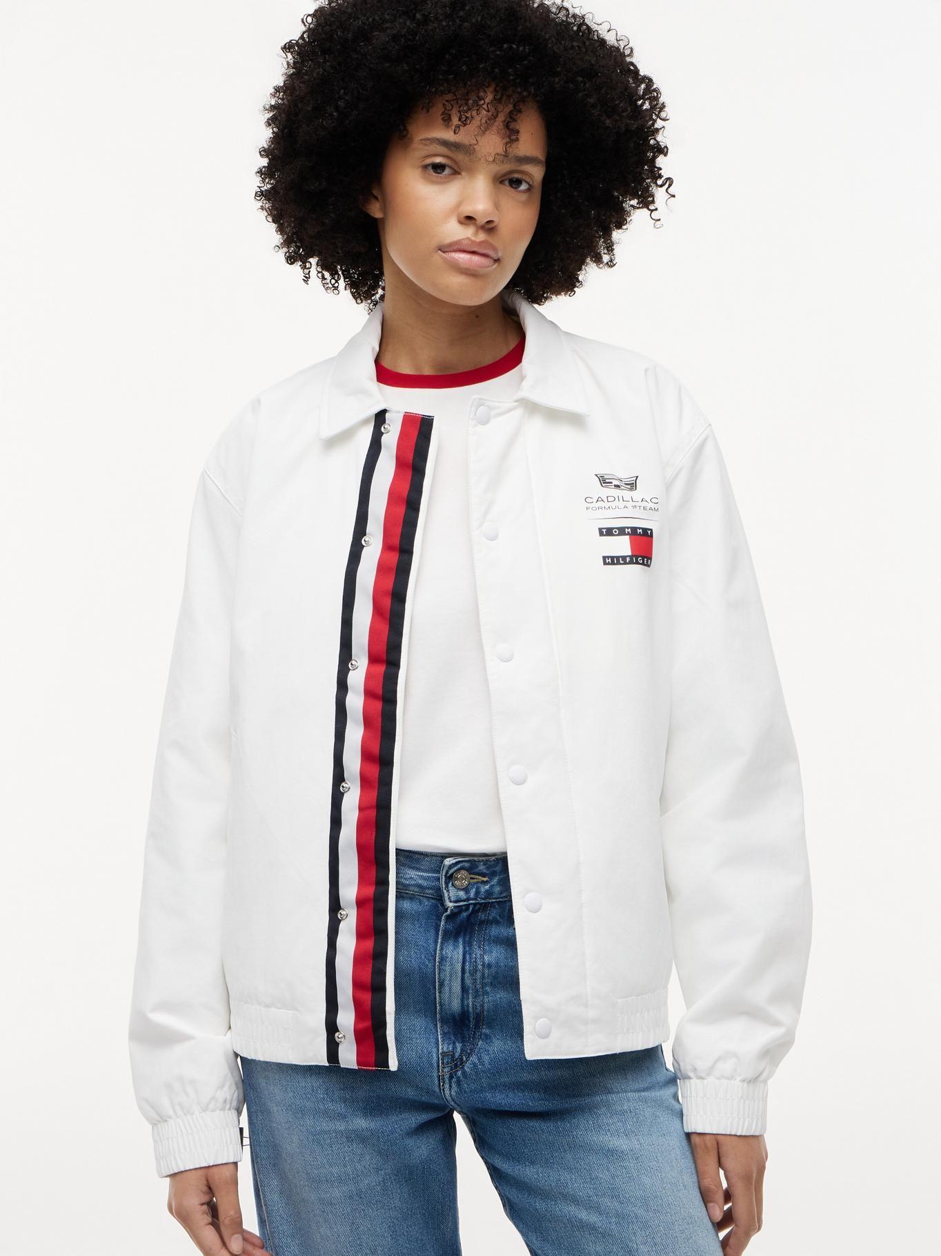 Chaqueta Chevron TH x Cadillac F1 Blanco Tommy Hilfiger-1