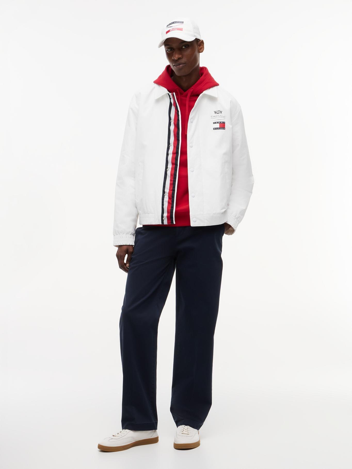 Chaqueta Chevron TH x Cadillac F1 Blanco Tommy Hilfiger-2
