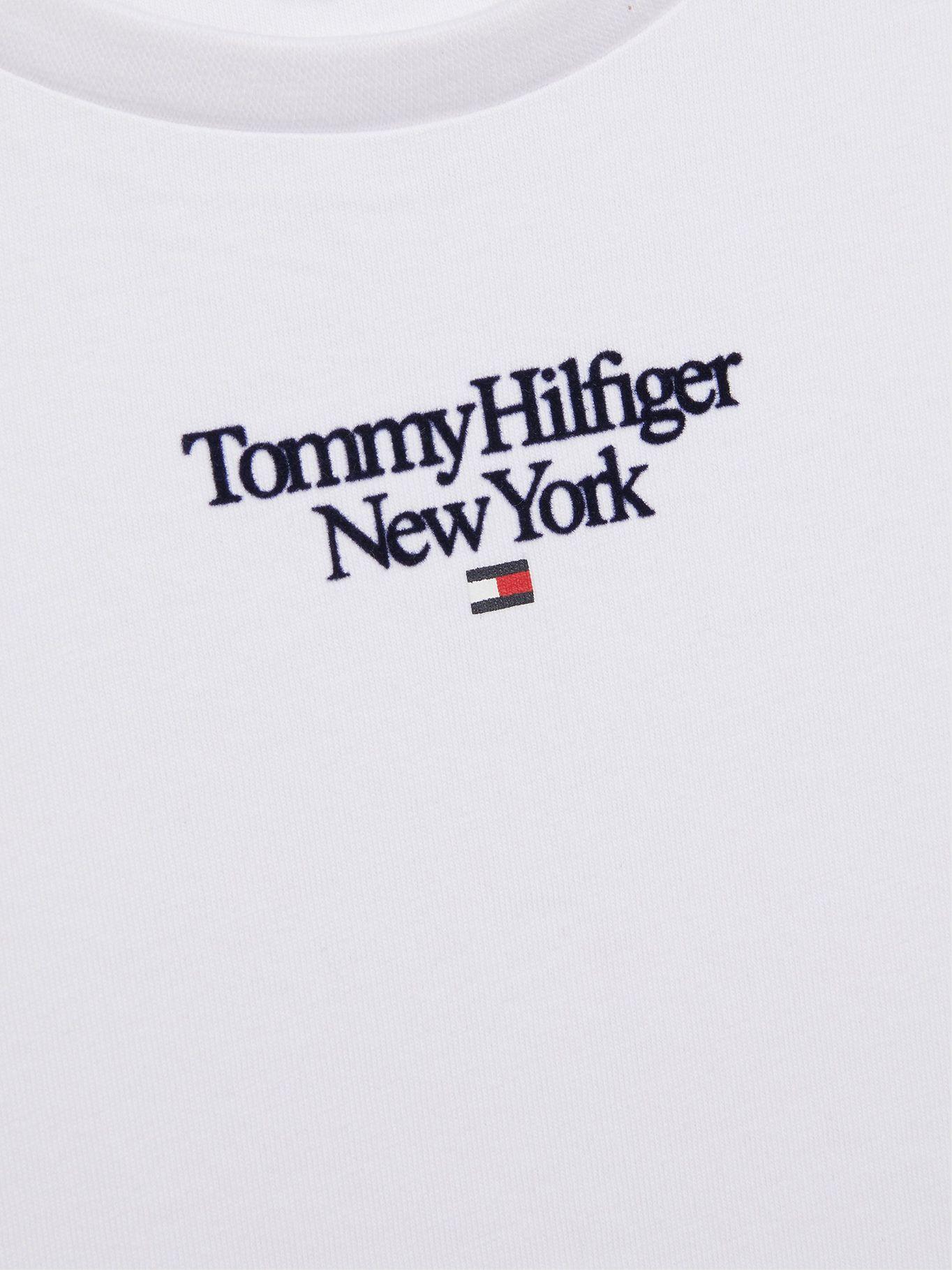 Polera De Niña Logo Grafico Blanco Tommy Hilfiger-2