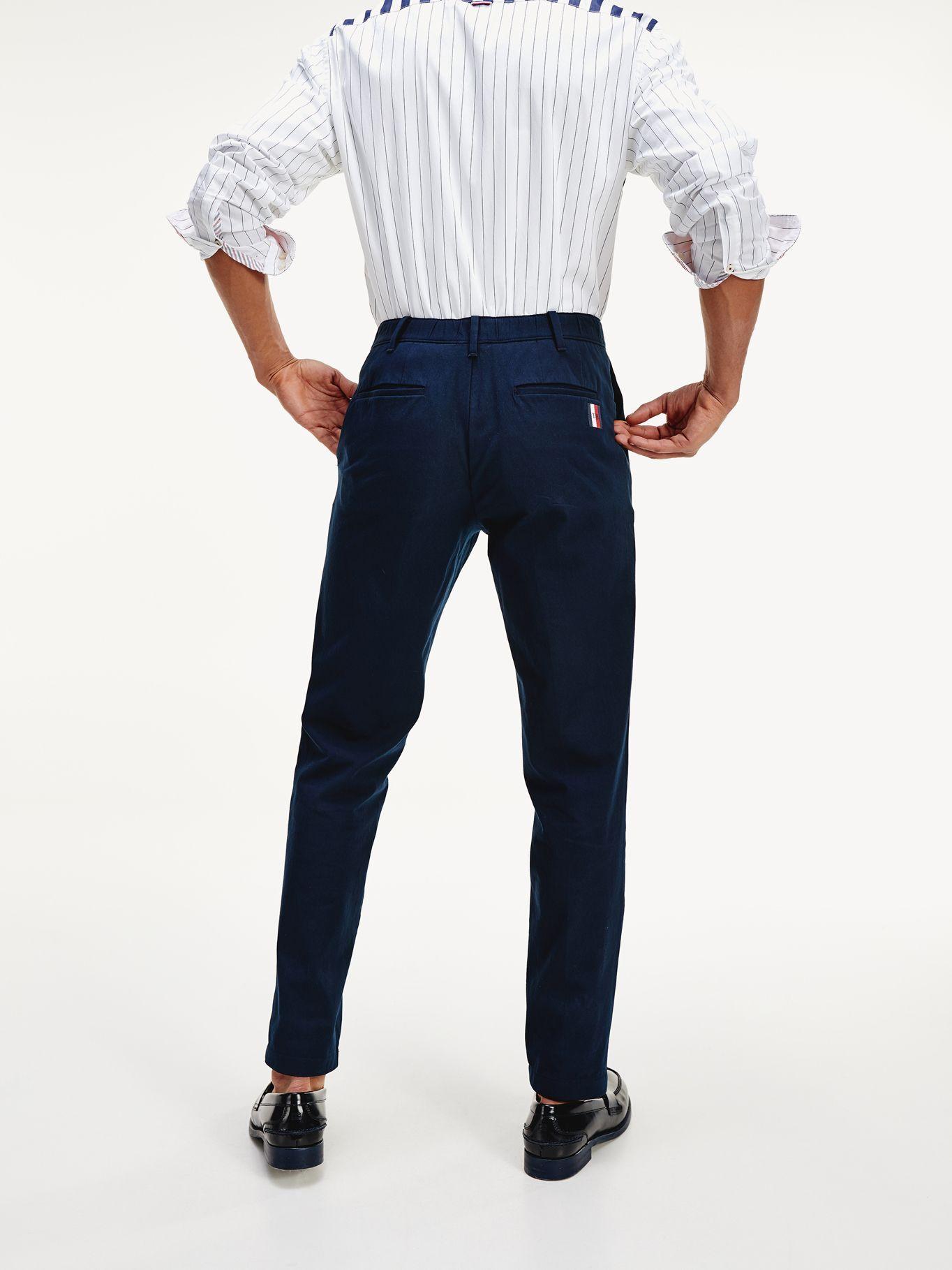 Pantalón Chino Th Flex Cónico Azul Tommy Hilfiger-1
