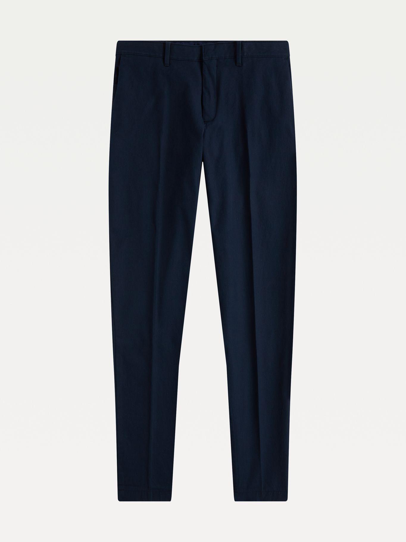 Pantalón Chino Th Flex Cónico Azul Tommy Hilfiger-4
