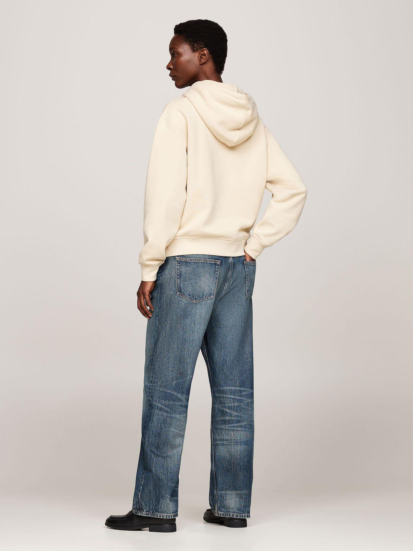 Polerón Hoodie Con Logo Bordado Beige Tommy Hilfiger-2