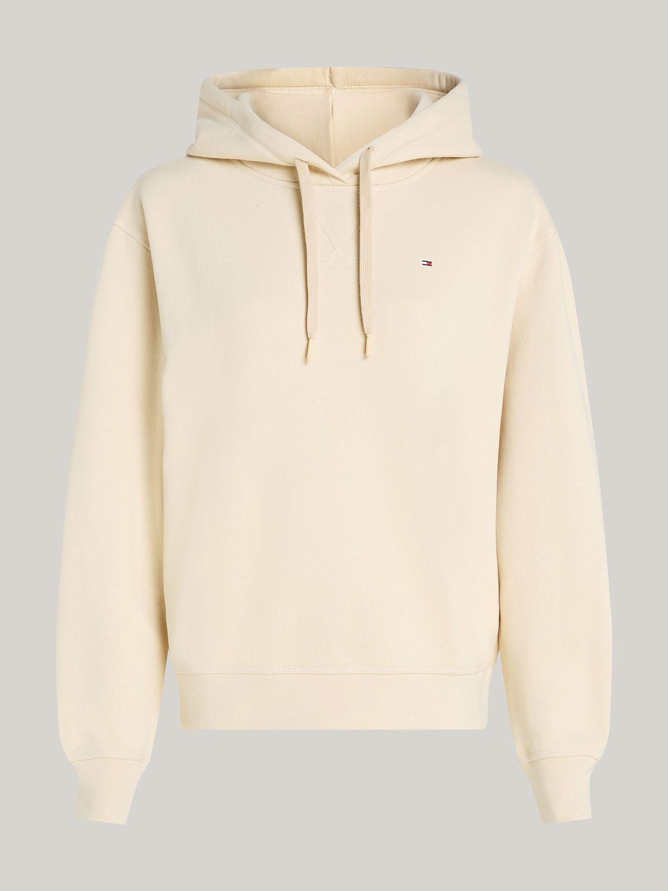 Polerón Hoodie Con Logo Bordado Beige Tommy Hilfiger-4