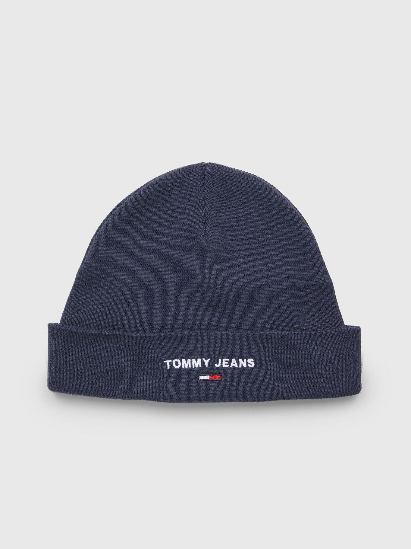 Gorro Beanie Con Logo Azul Tommy Hilfiger-0